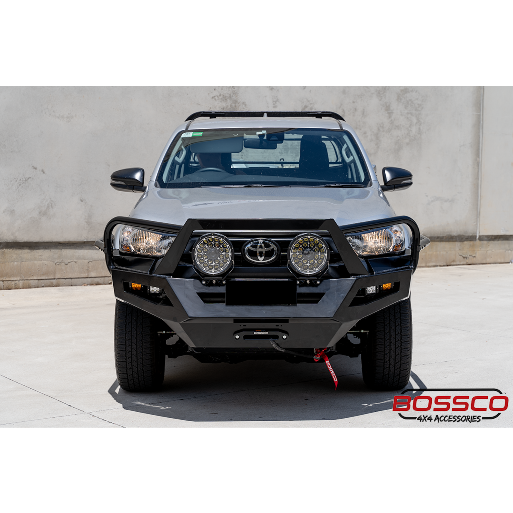 BOSSCO BULLBAR Bumper Replacement Bull bar Suitable For Toyota Hilux N80 2020-2023