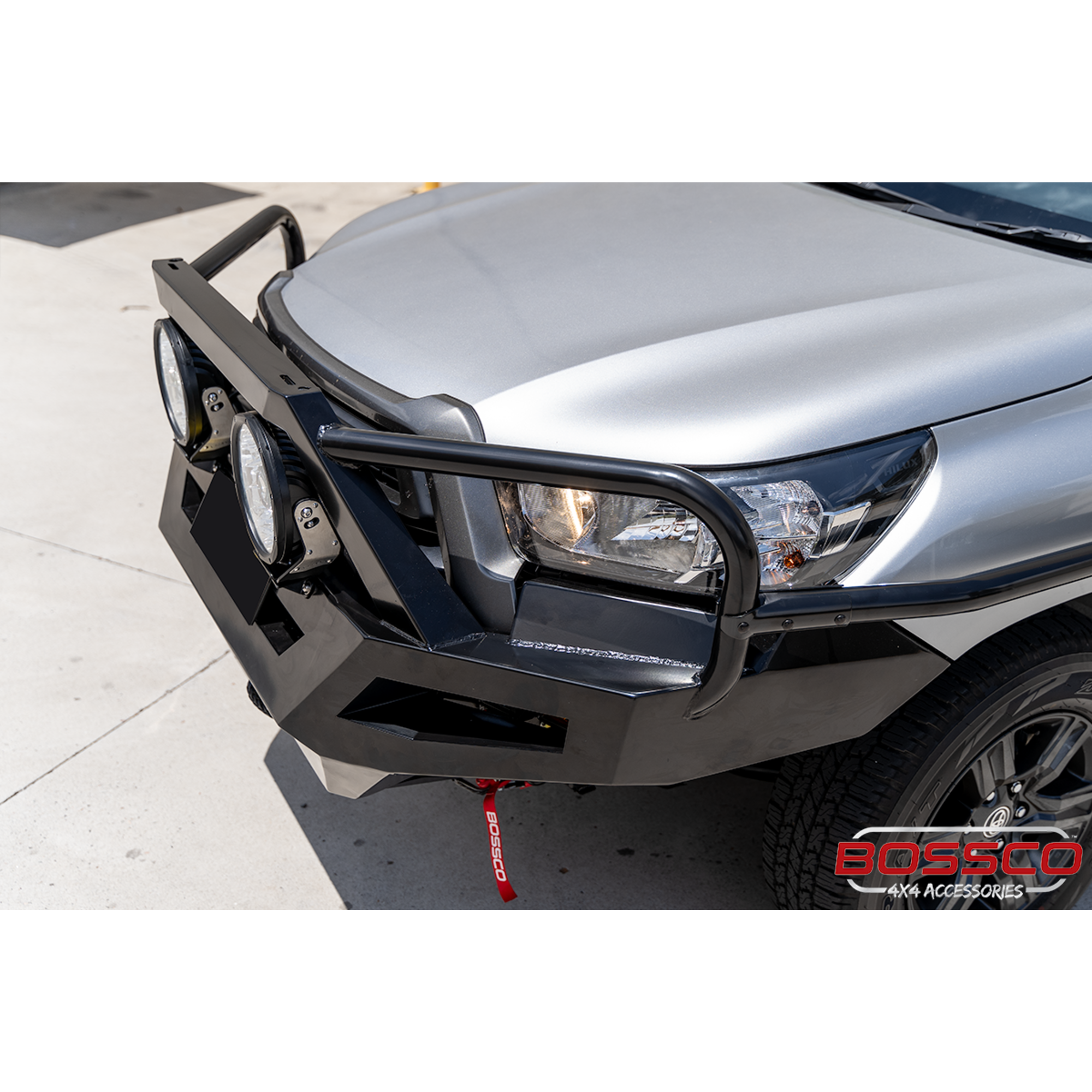 BOSSCO BULLBAR Bumper Replacement Bull bar Suitable For Toyota Hilux N80 2020-2023