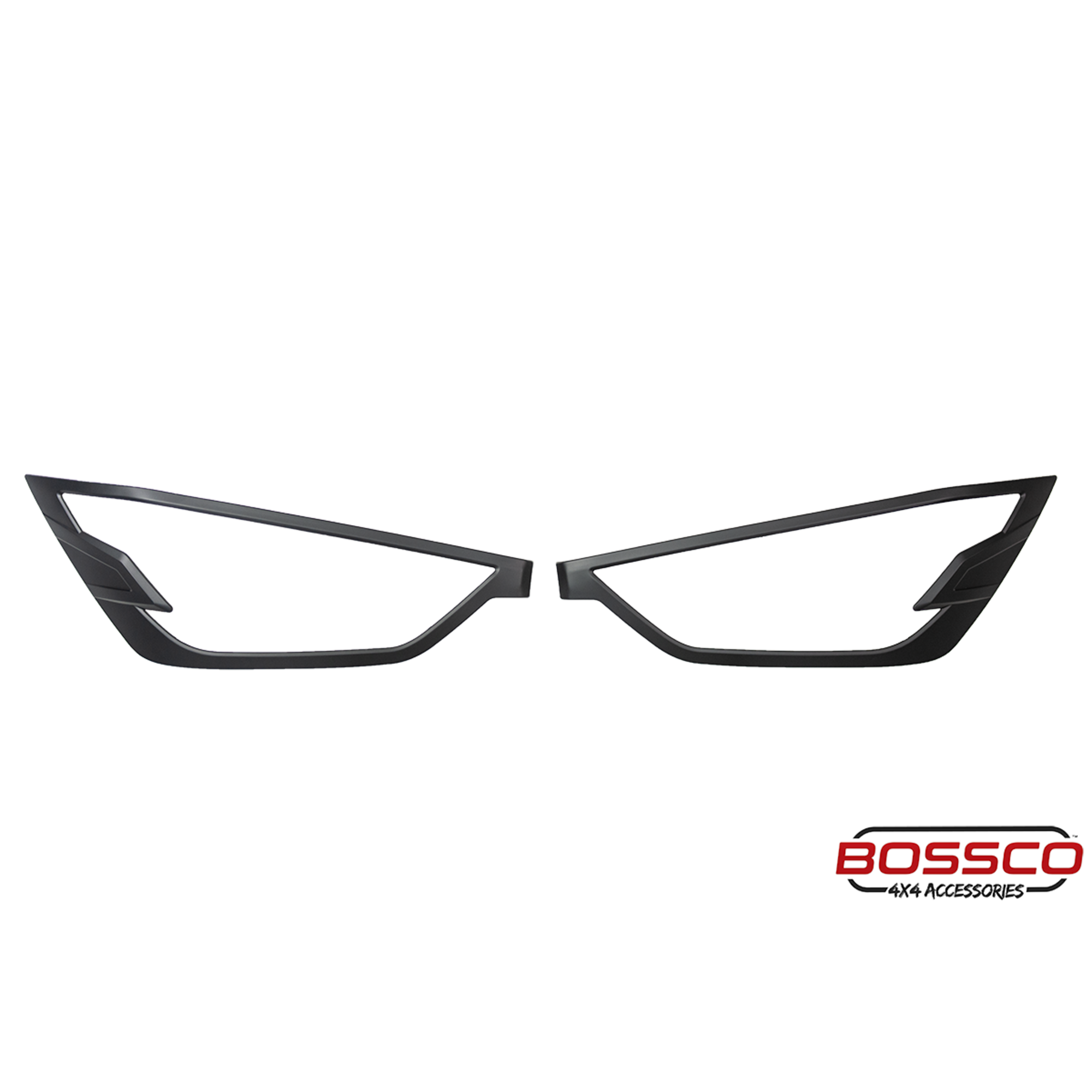 Black Front Head Light Trim Covers Suitable For Isuzu D-Max RG Pre- Facelift 2020-2024