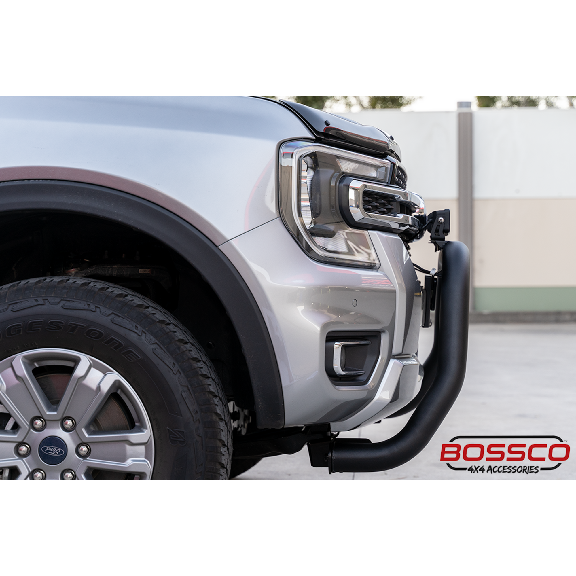 Sensor Compatible Black Nudge Bar Suitable For NEXT GEN Ford Ranger 2022-2023