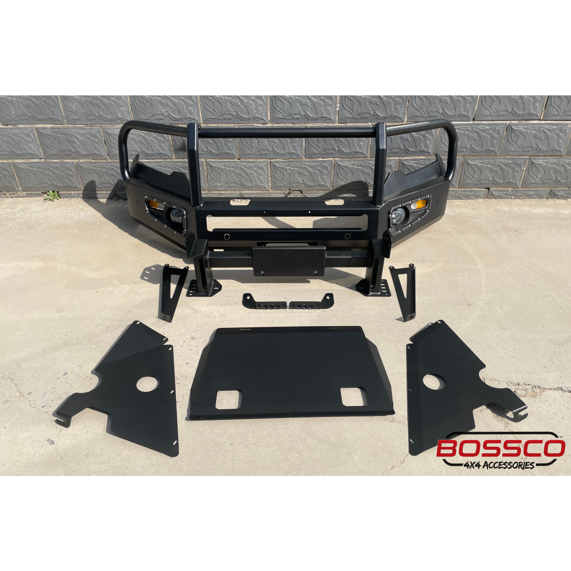 Triple Loop Full Bumper Replacement Bull bar Suitable For Toyota Prado 150s 2019-2024