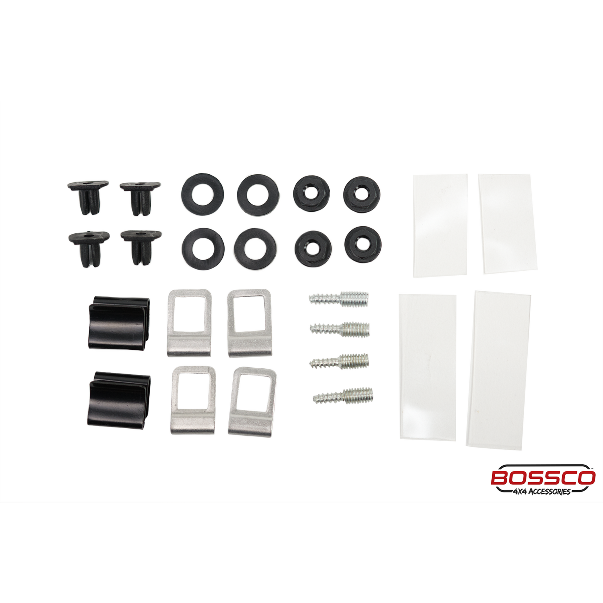 Fitting Kit for Tinted Bonnet Protector suitable for Toyota Hilux 2020-2021 - Updated Fit