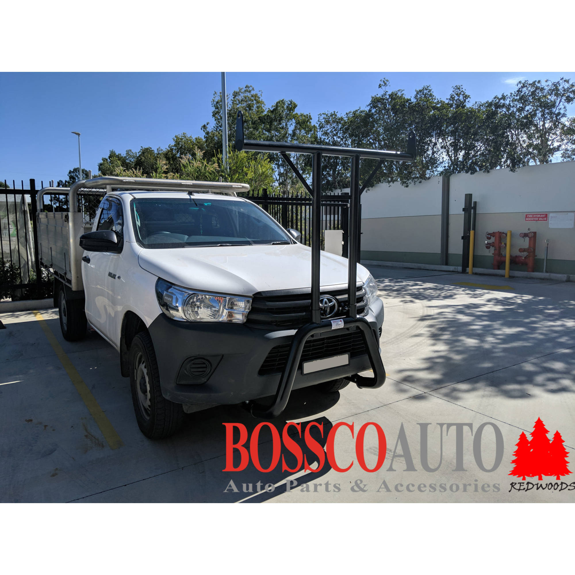 Nudge Bar with 125kg Complianced H-Rack Suitable for Toyota Hilux 2015-2020 - CLEARANCE