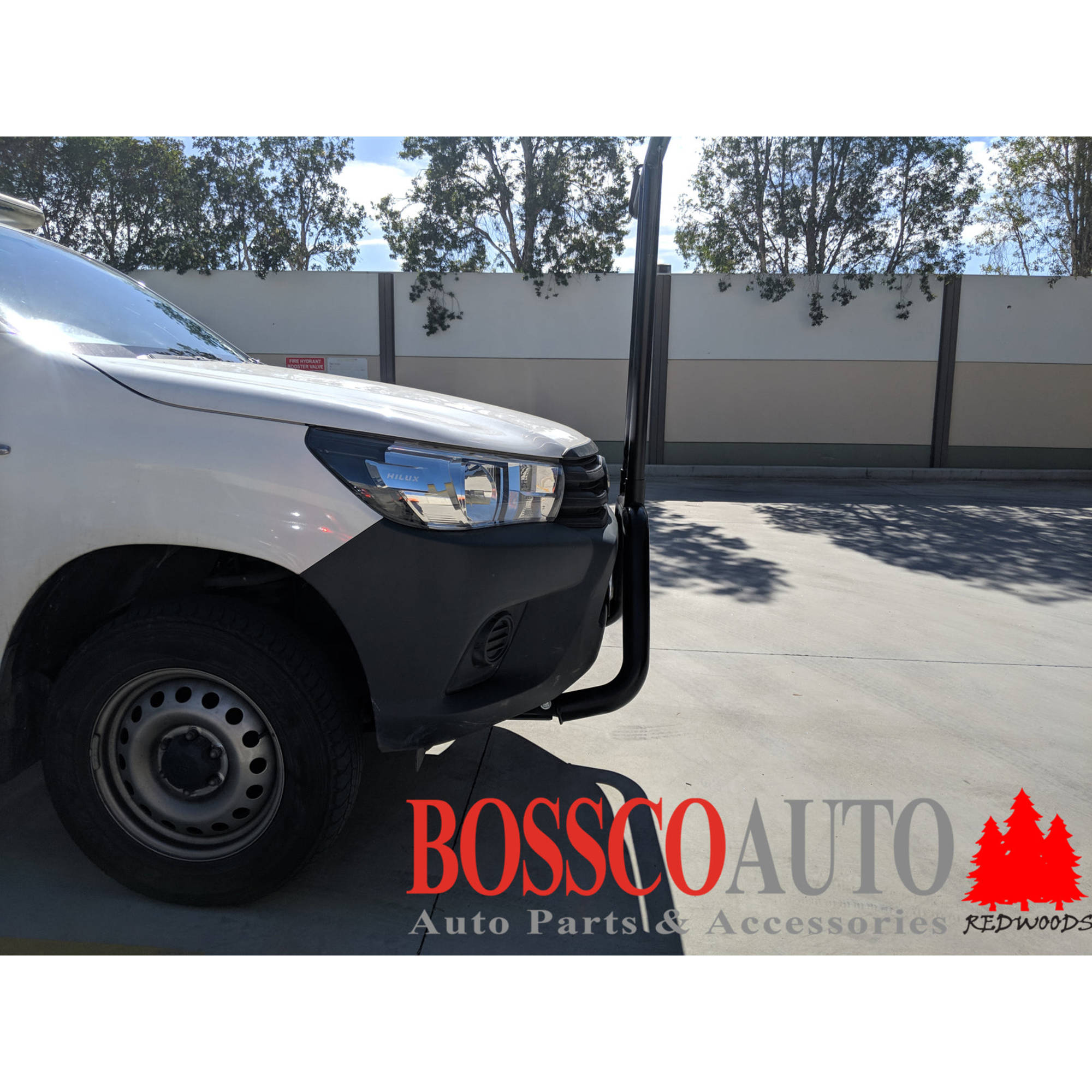 Nudge Bar with 125kg Complianced H-Rack Suitable for Toyota Hilux 2015-2020 - CLEARANCE