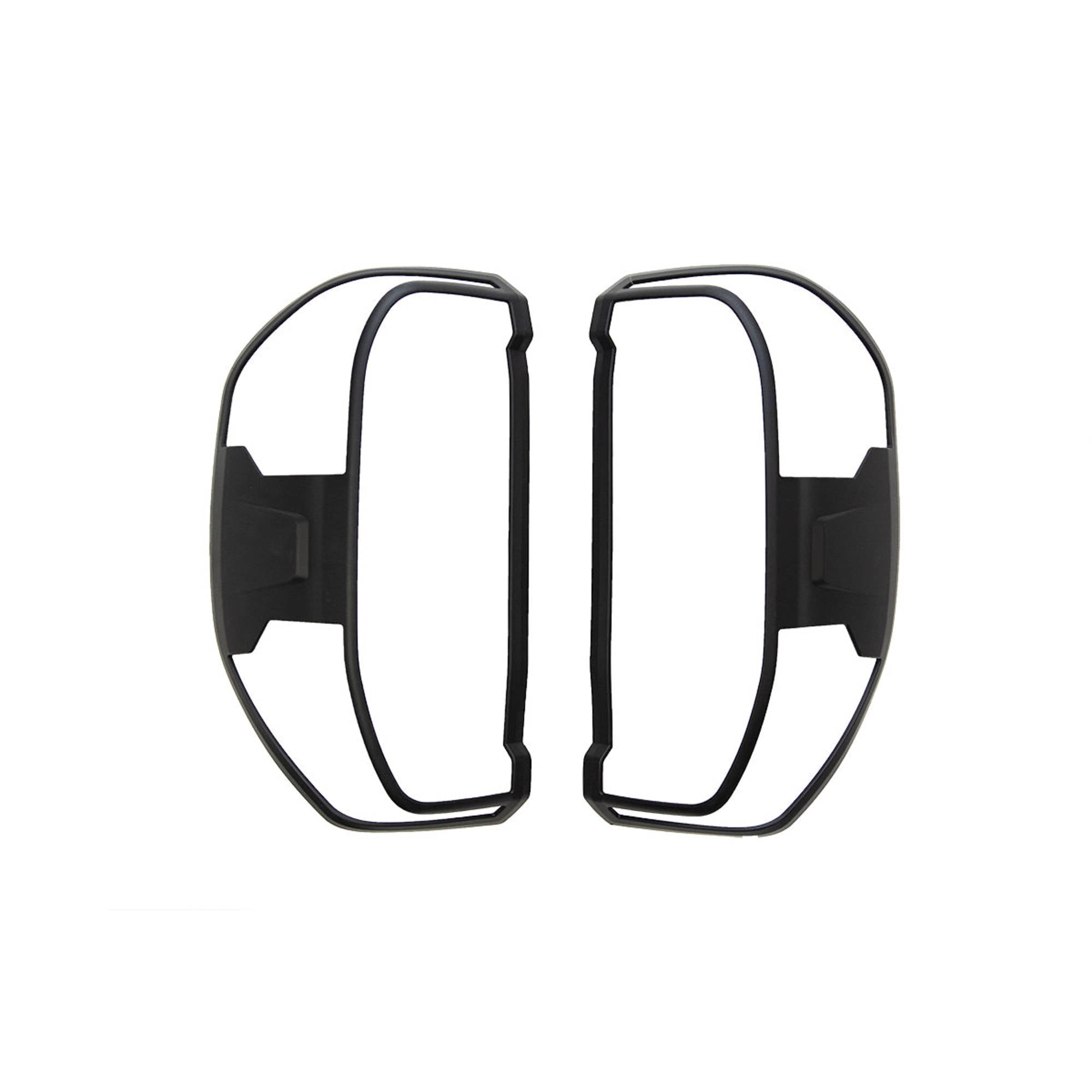 Matte Black Rear Tail Light Trim Covers Suitable For LDV T60 Max 2021-2023