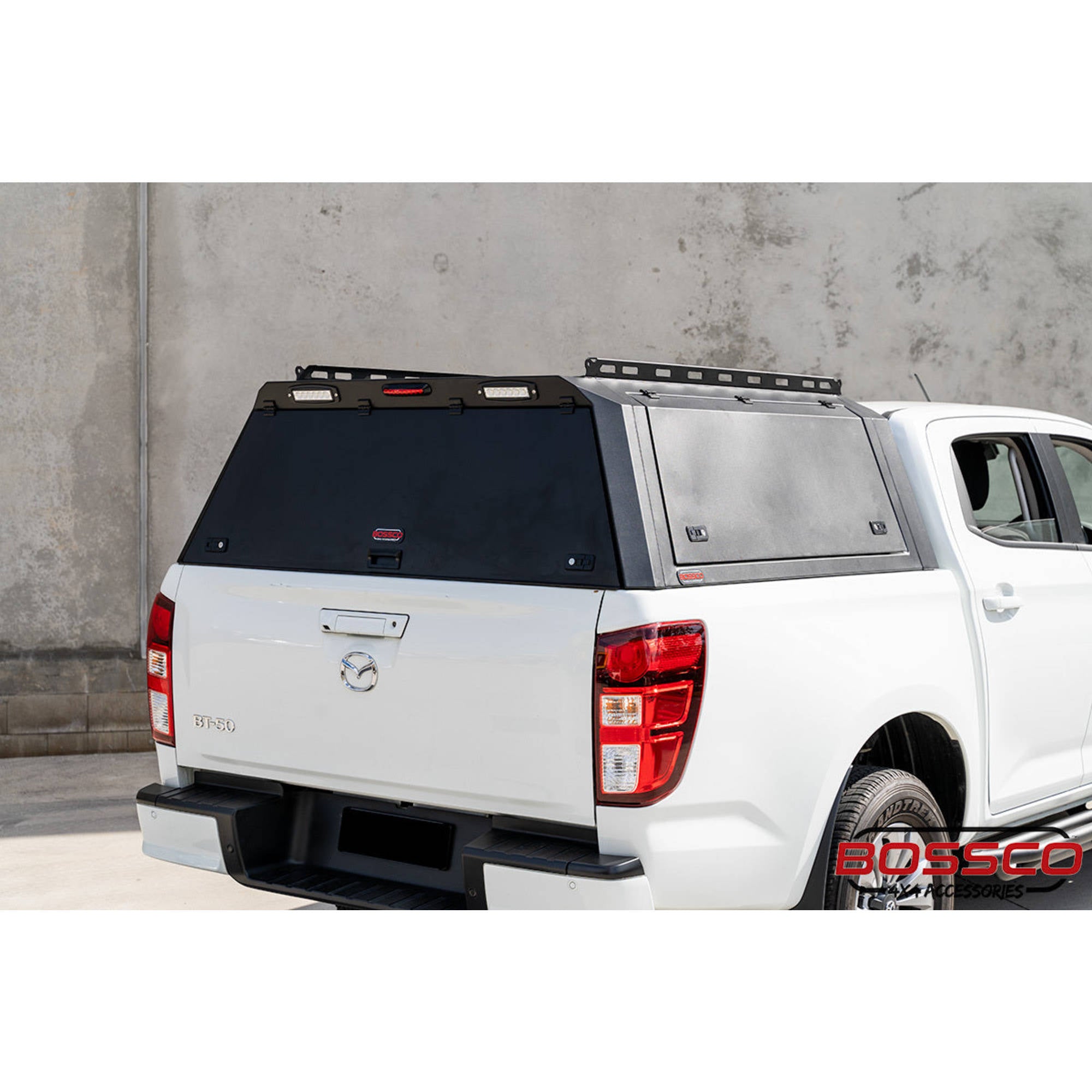 BCX-R Black Aluminium Tub Canopy for Mazda BT-50 BT50 TF 2020-2024