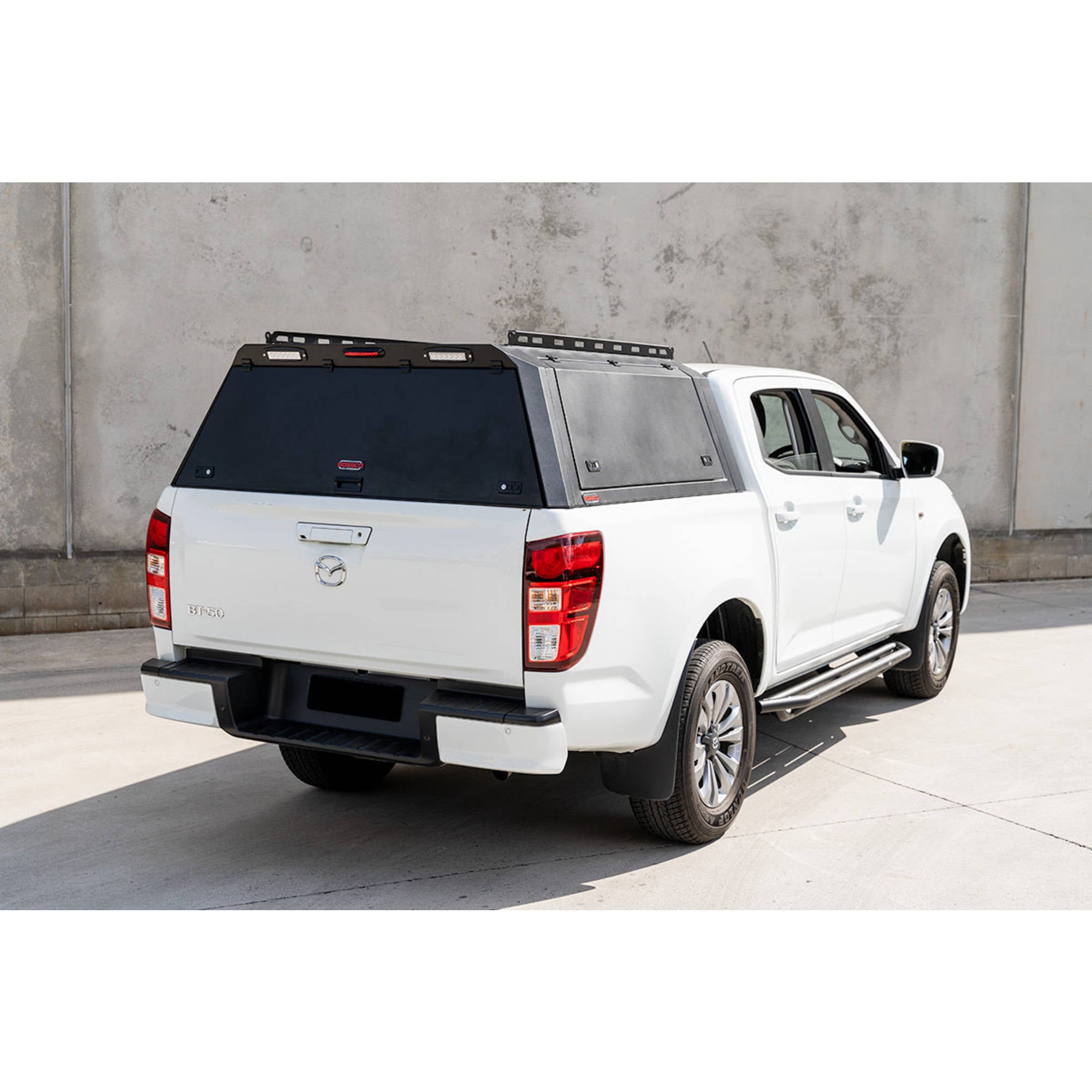 BCX-R Black Aluminium Tub Canopy for Mazda BT-50 BT50 TF 2020-2024