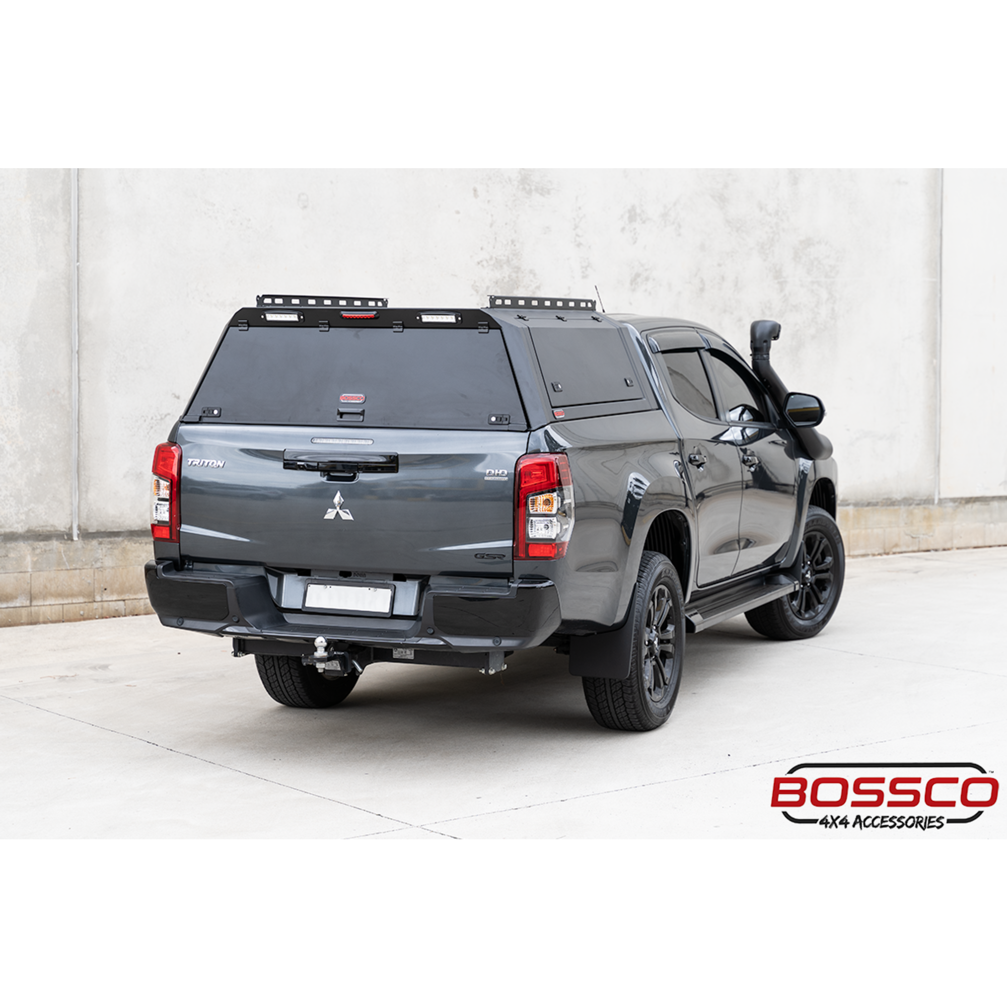 BCX-R Black Aluminium Tub Canopy for Mitsubishi Triton MR 2019-2023