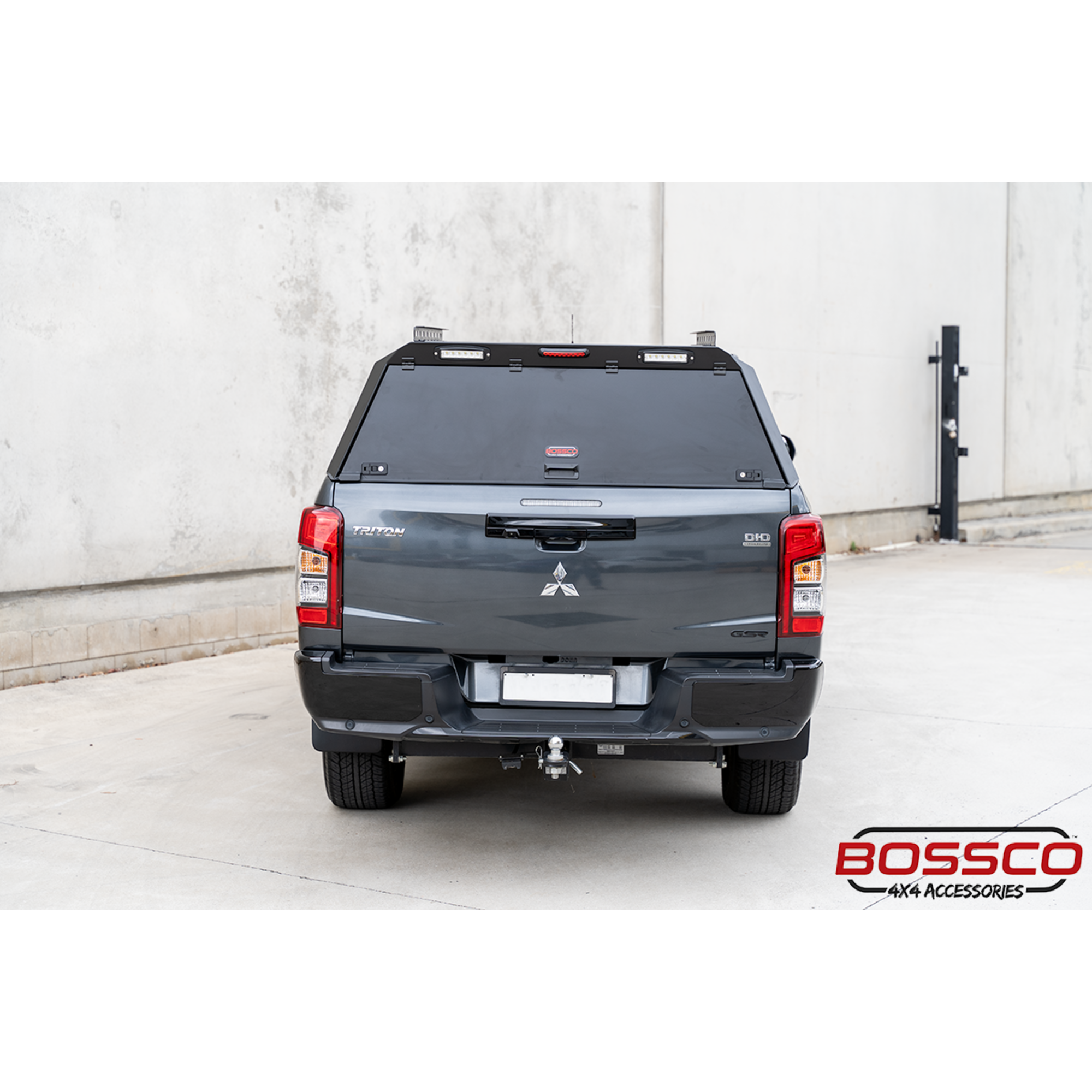 BCX-R Black Aluminium Tub Canopy for Mitsubishi Triton MR 2019-2023