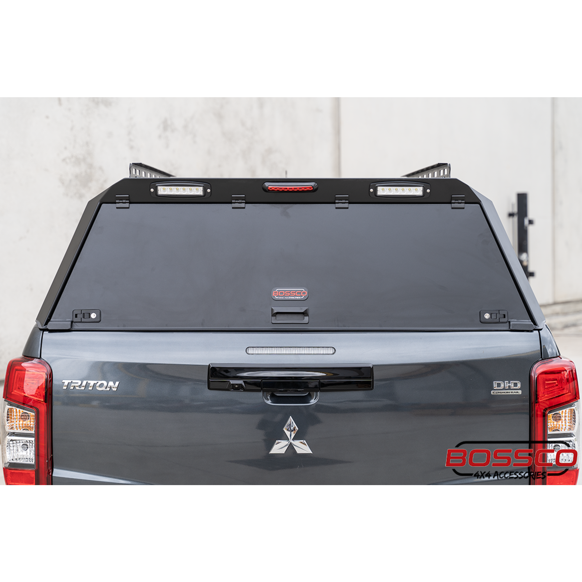 BCX-R Black Aluminium Tub Canopy for Mitsubishi Triton MR 2019-2023