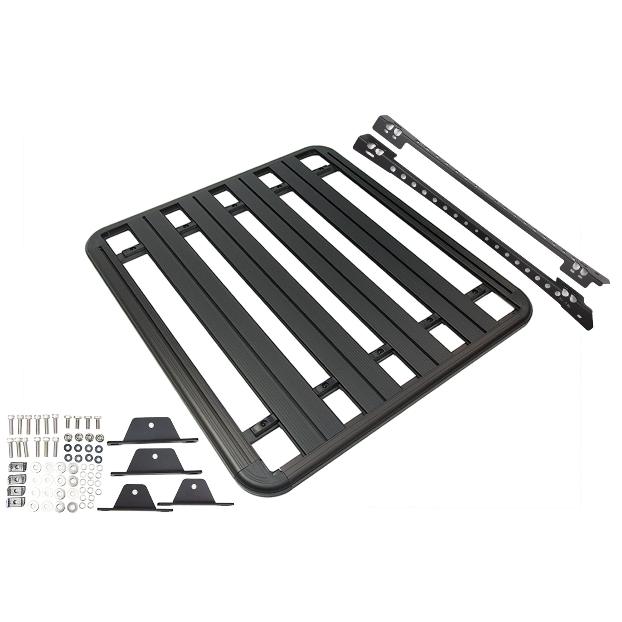 Aluminium Flat Roof Platform Basket (Flat) 1350x1250mm Suitable For Isuzu D-Max 2012+ w/ Roof Rails