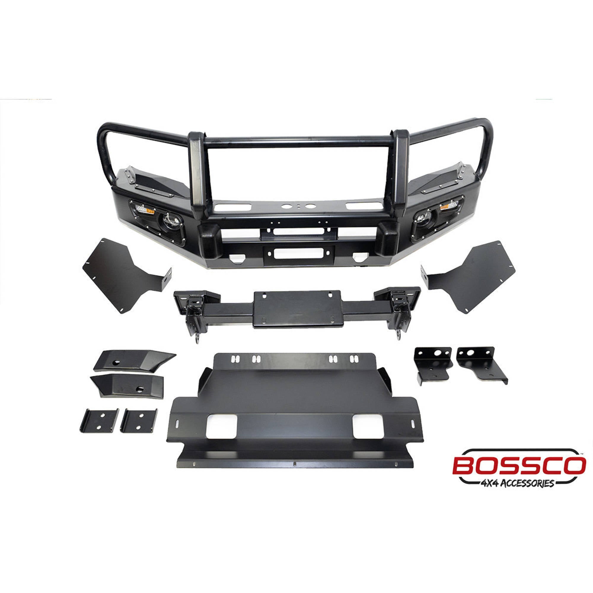 Triple Loop Full Bumper Replacement Bull bar Suitable For Toyota Hilux N80 2015-2018
