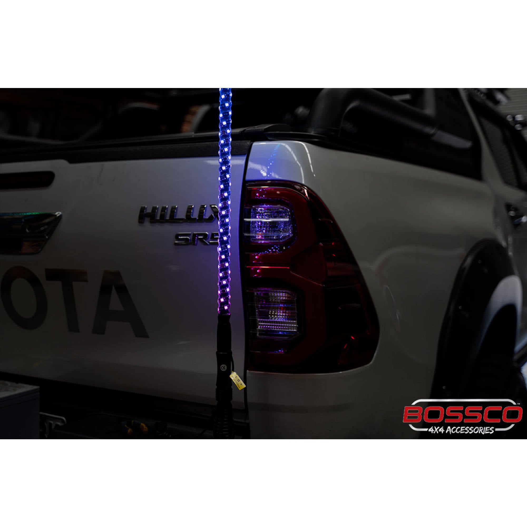 BOSSCO 120cm RGB LED UHF Whip