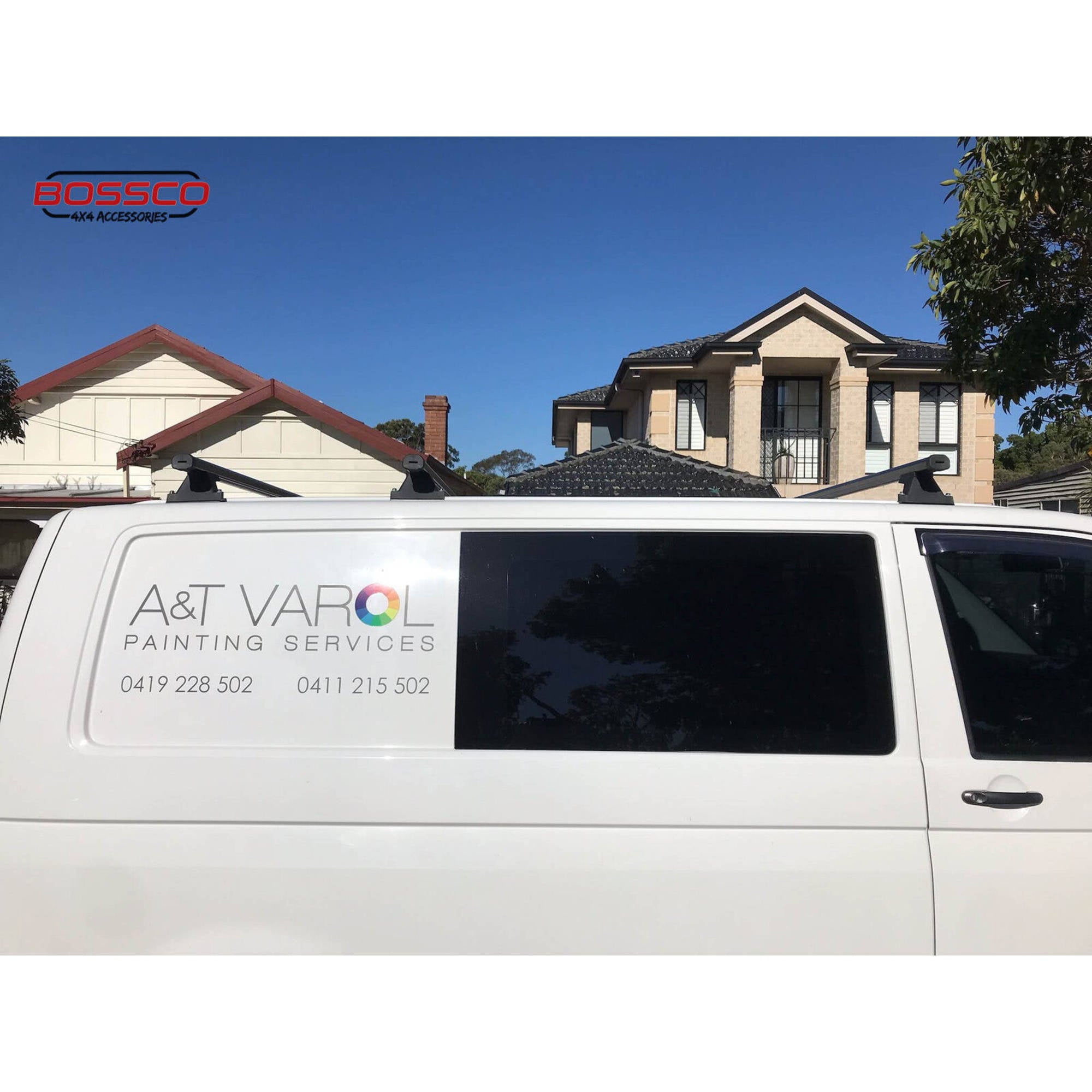 Heavy Duty Roof Racks suitable for Volkswagen Transporter T5 T6 2004-18 (4 Bars)