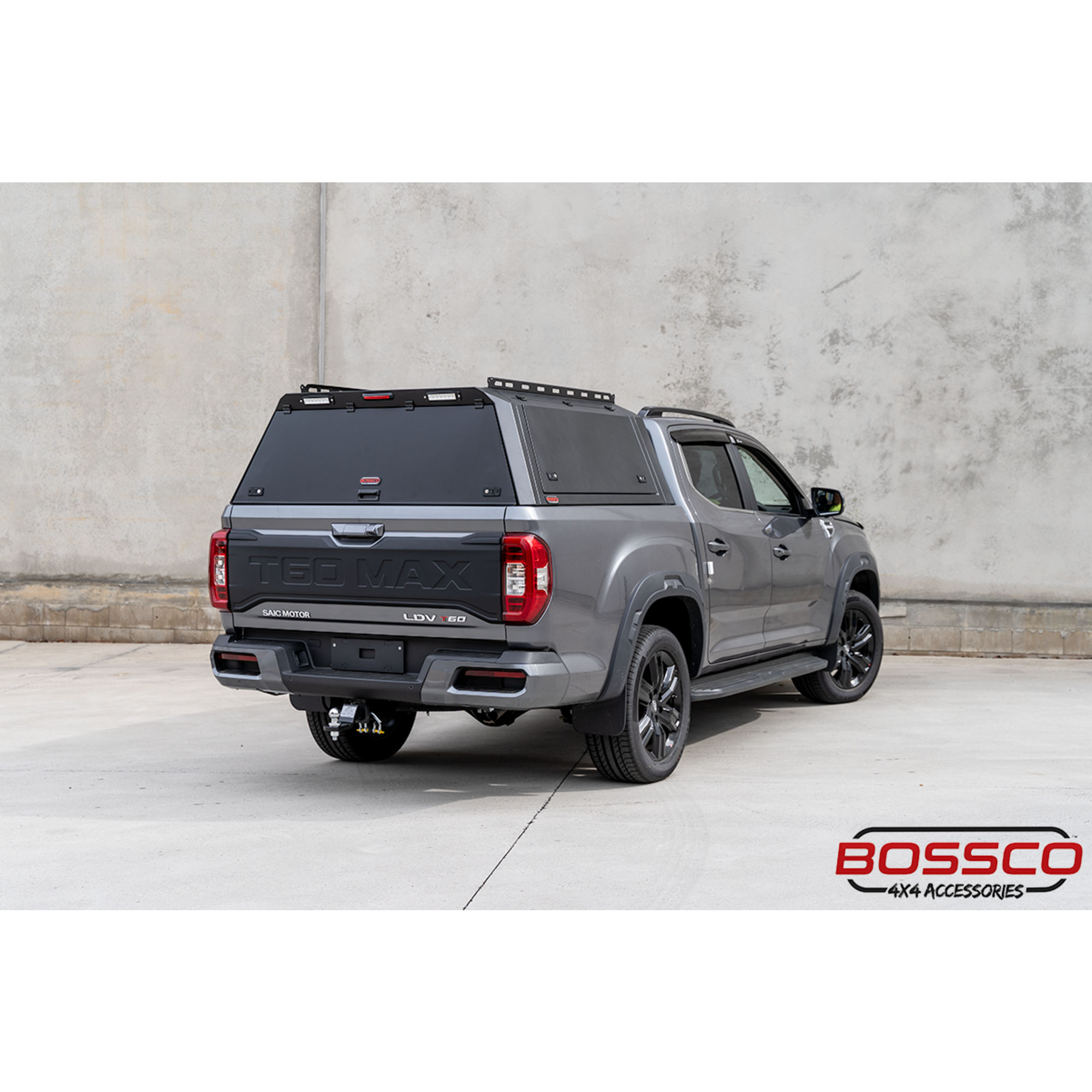 BCX-R Black Aluminium Tub Canopy Suitable For LDV T60 Megatub 2022-2024