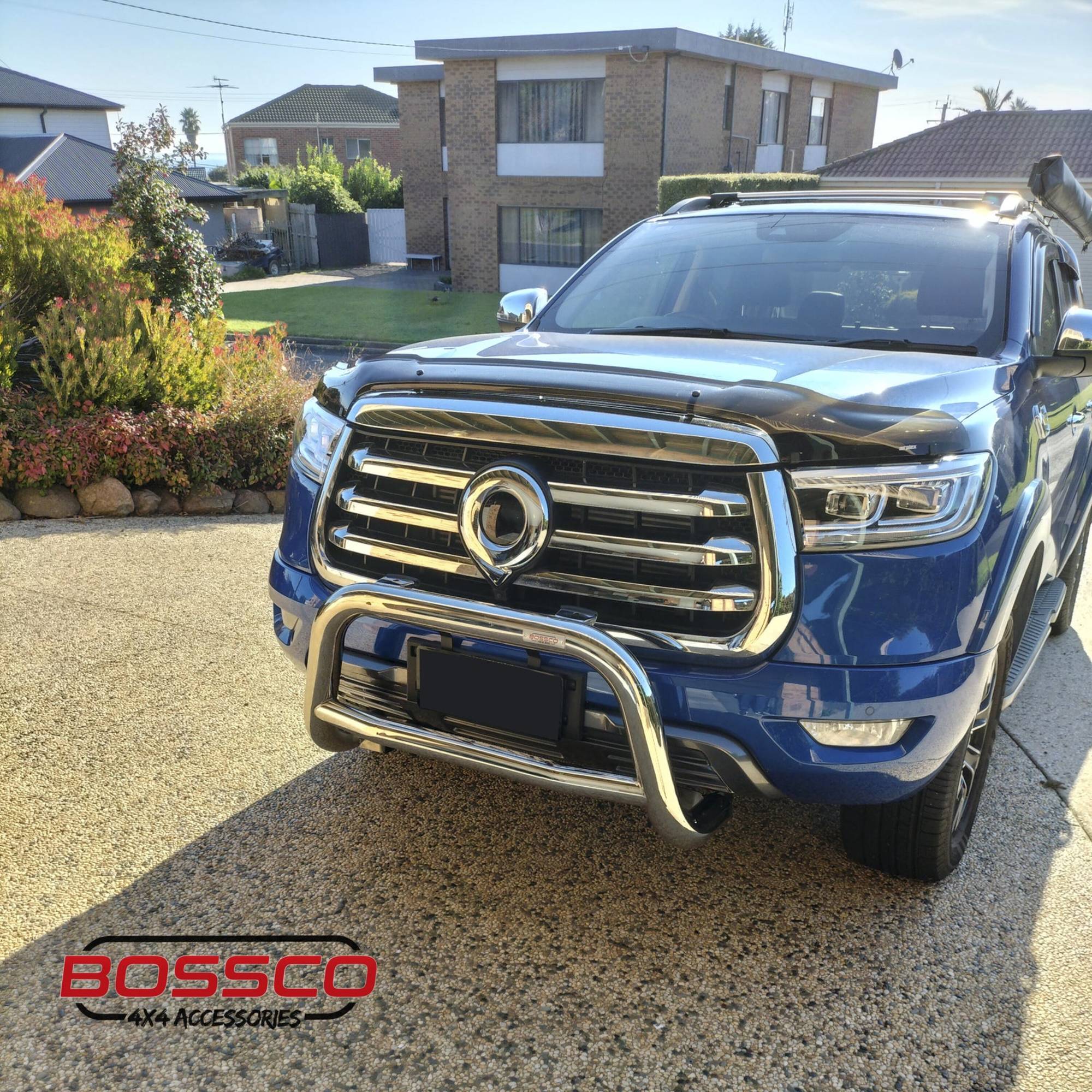 Stainless Steel Low Nudge Bar suitable for GWM Great Wall Cannon 04/2022 -2024