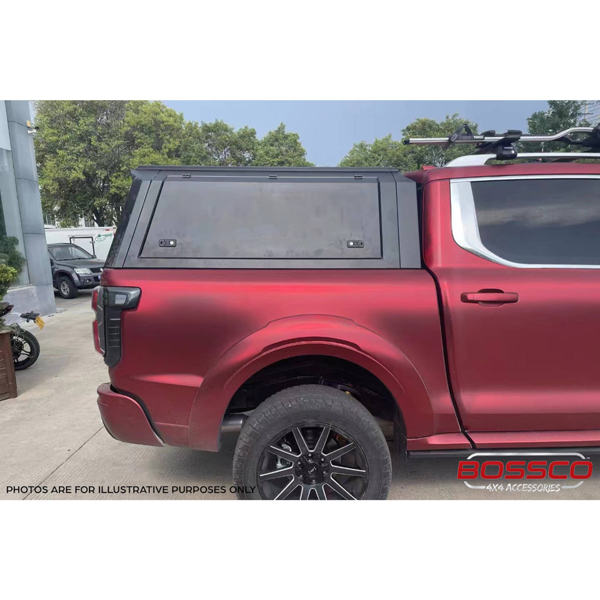 BCX-R Black Aluminium Tub Canopy for GWM Cannon Alpha LUX ULTRA HYBRID 2024 – 2025