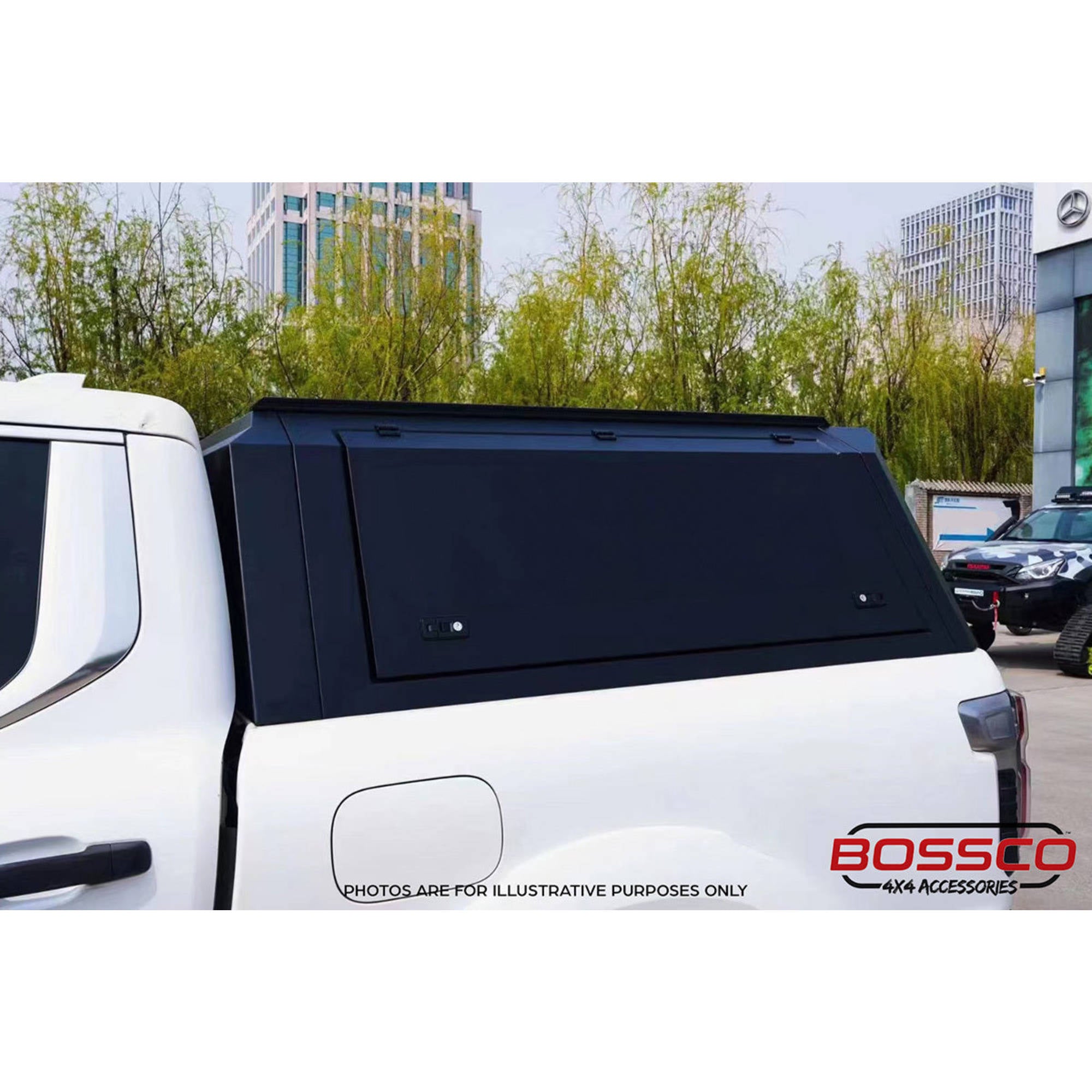 BCX-R Black Aluminium Tub Canopy for GWM Cannon Alpha LUX ULTRA HYBRID 2024 – 2025