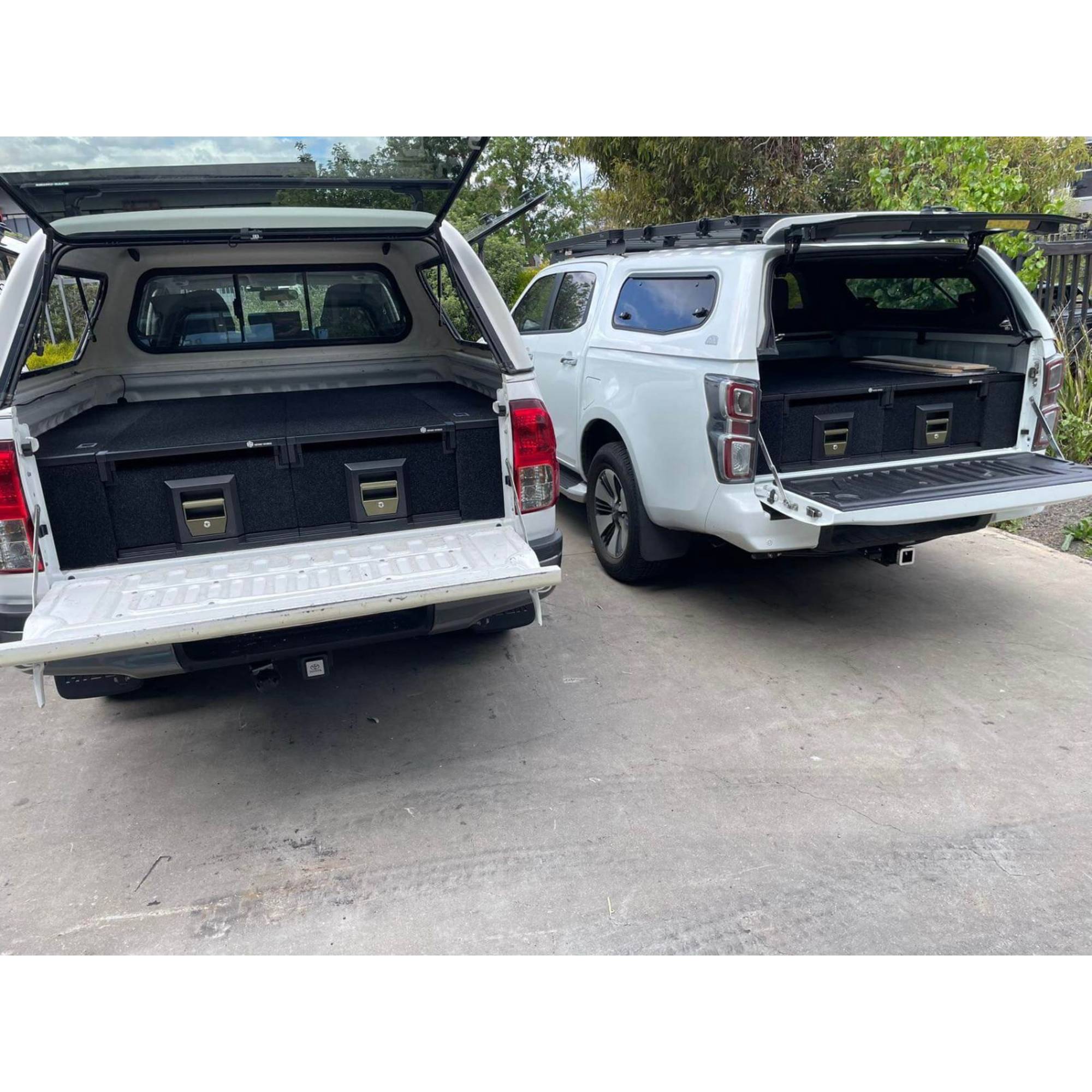 Dual Drawer Ute Tub Drawer System for Isuzu D-Max 2020-2024