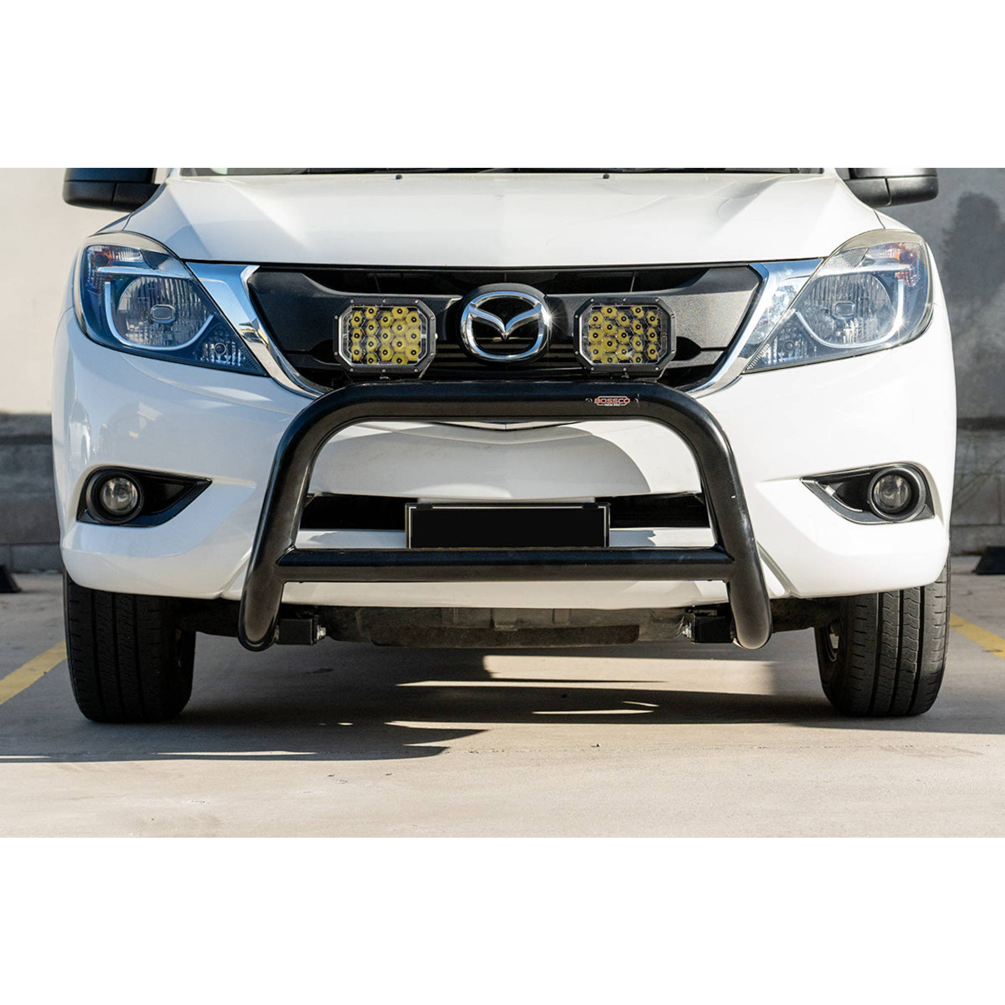 BLACK LOW Nudge Bar suitable for Mazda BT-50 2012-2020