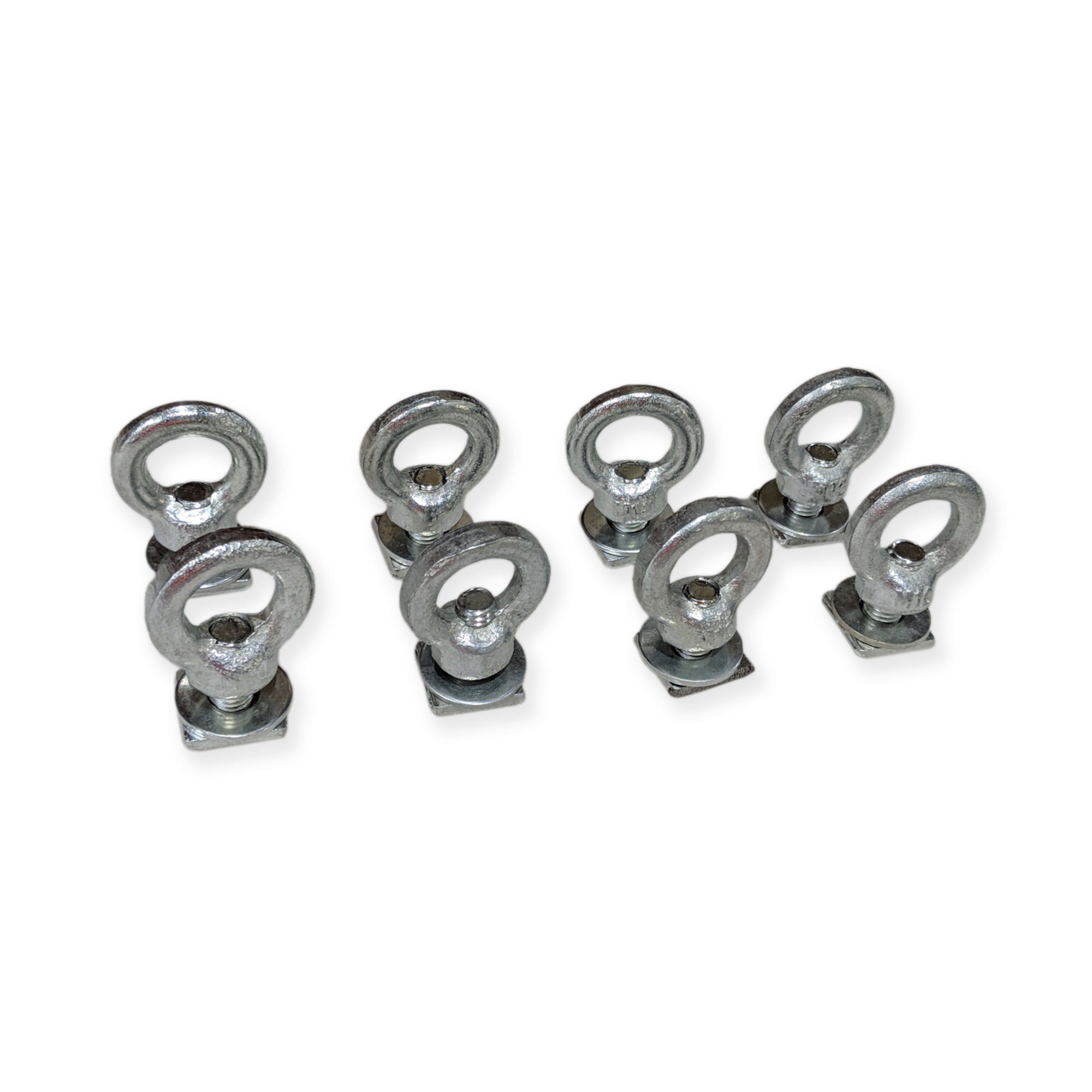 Set of 8 Eye Bolts for Heavy Duty Roof Racks (Hexagon Bar)
