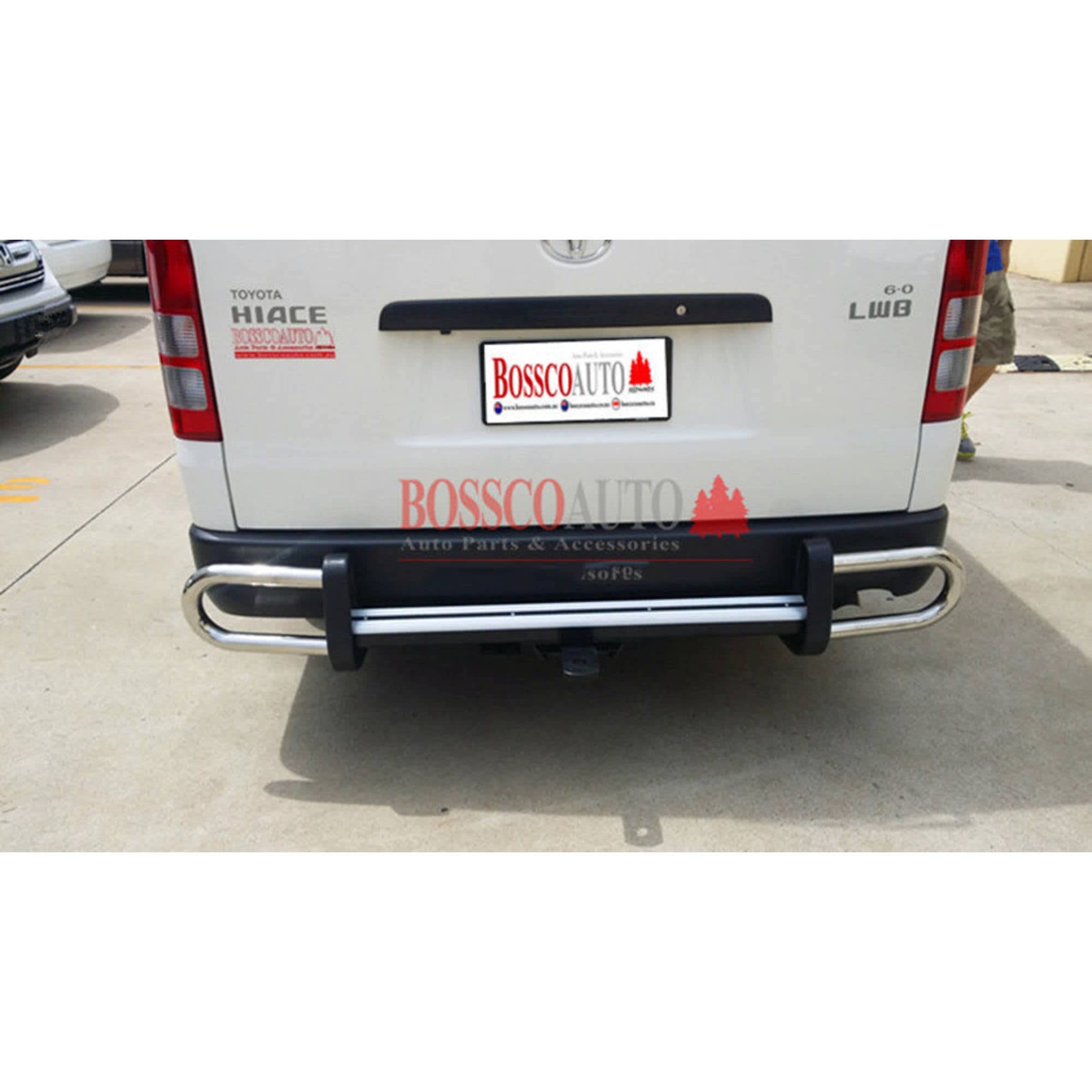 Nudge Bar and Rear Step Towbar Suitable for TOYOTA Hiace Commuter SLWB 2005-2019
