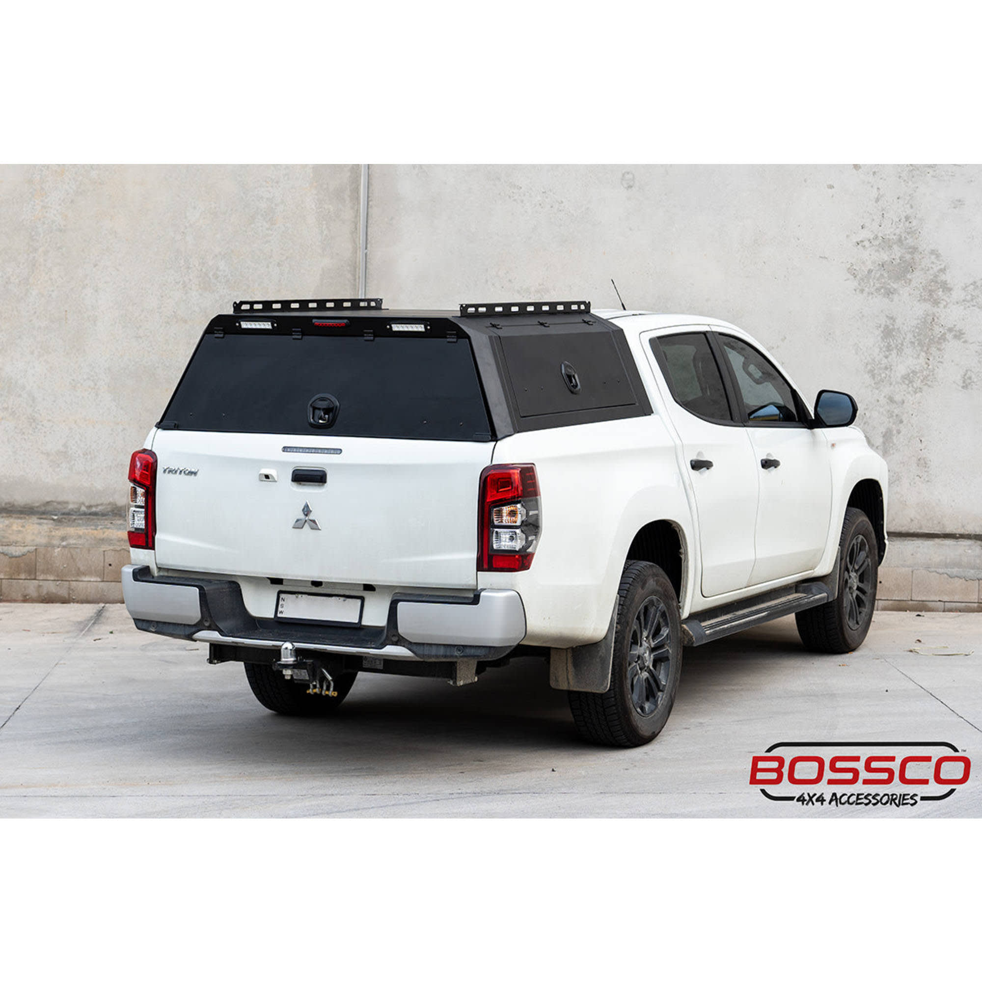 BCX-R Black Aluminium Tub Canopy for Mitsubishi Triton MR 2019-2023
