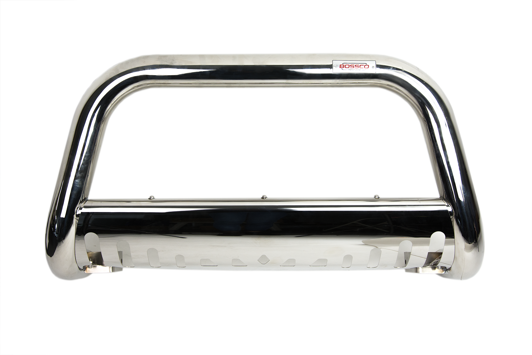 Low Chrome Stainless Steel Nudge Bar with Stone Guard / Bash Plate Suitable For Holden Trailblazer/Colorado 7 2016-2020
