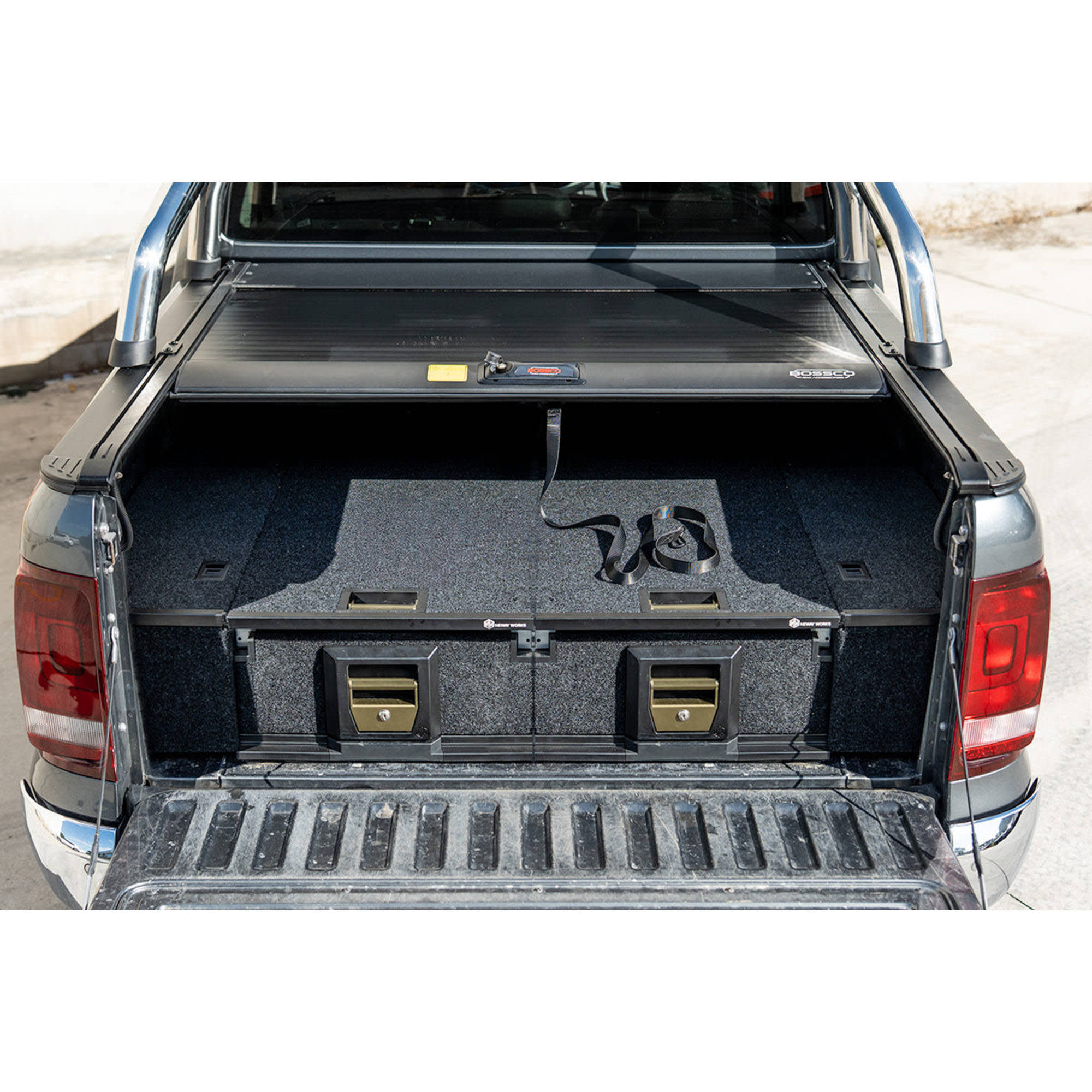 Dual Drawer Ute Tub Drawer System for Roller Covers Roller Shutters