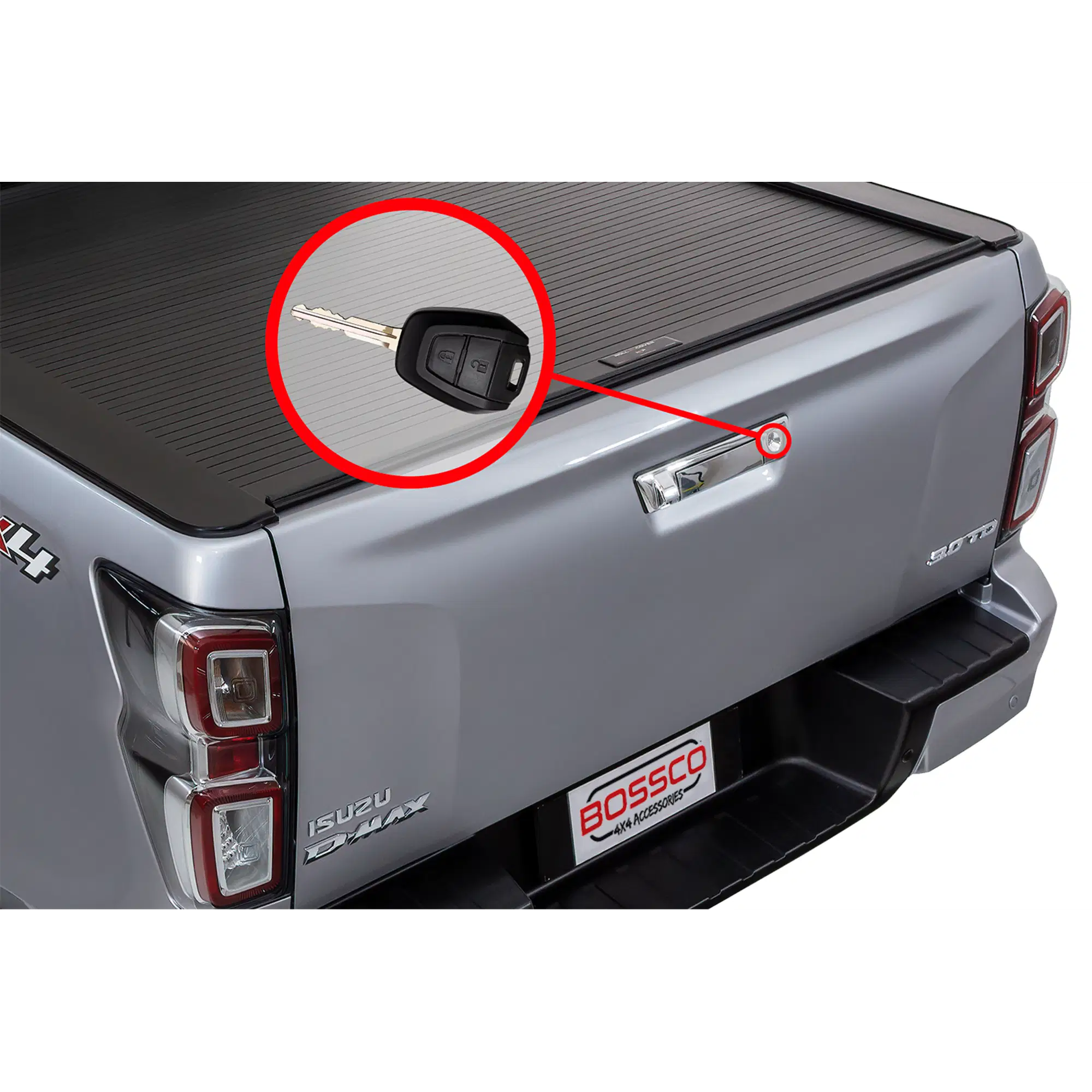 Tailgate Central Locking Kit For For ISUZU D-MAX 2020-2024: Test fit required for 2025