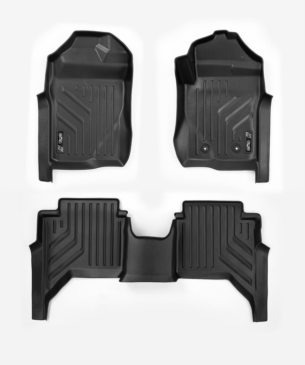 All Weather Rubber Floor Mats suitable for Toyota Hilux Double Cab 2015-2020 - RUNOUT
