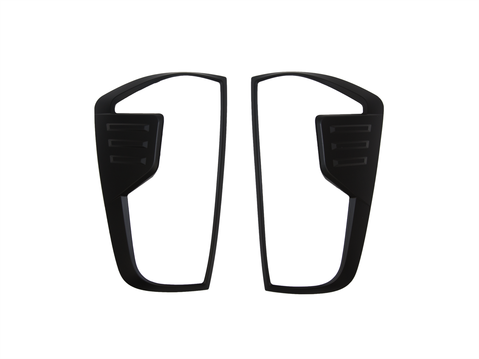 Rear Black Taillight Tail Light Trim Covers Suitable For Nissan Navara NP300 Facelift 2021-2025