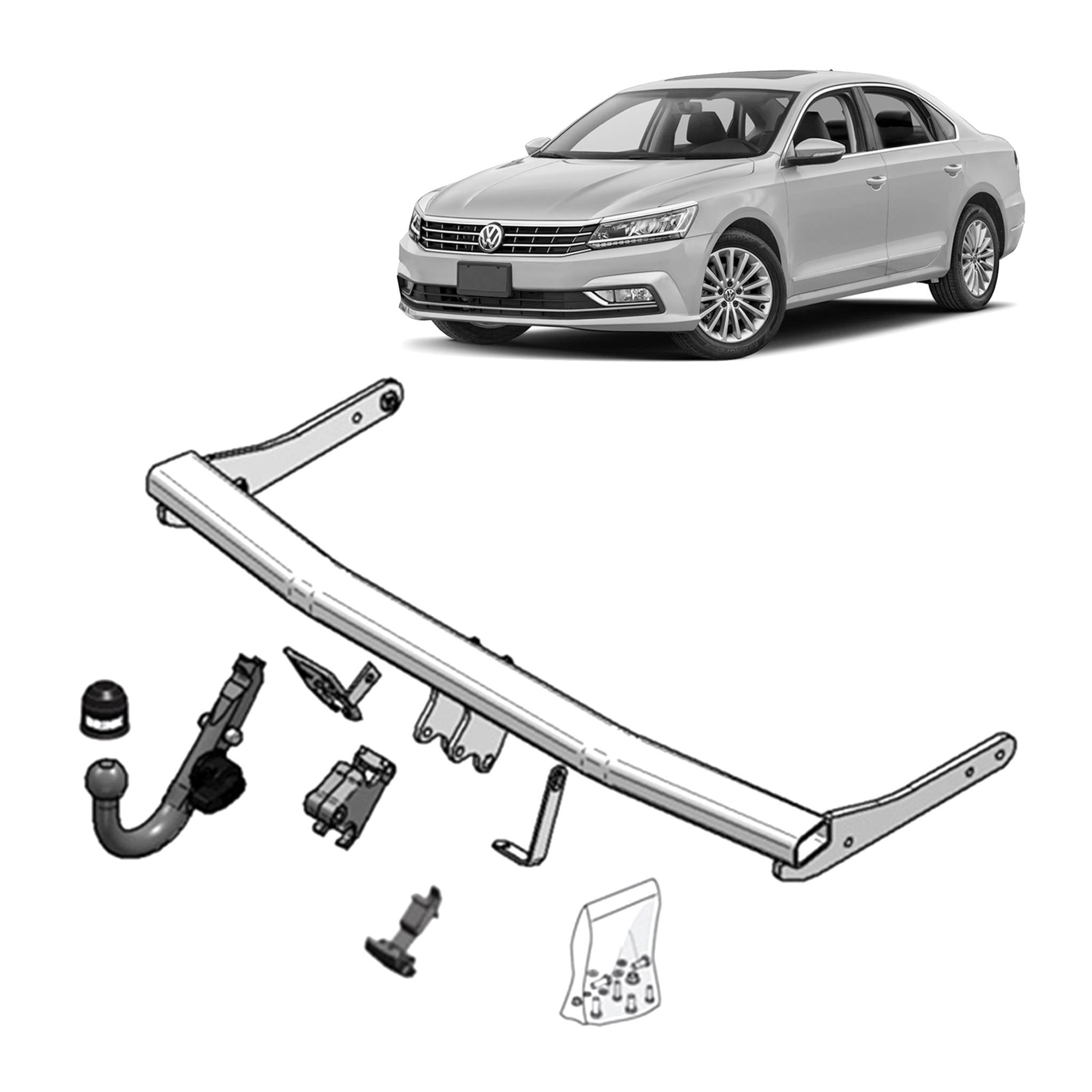 Brink Towbar European for Volkswagen Passat (03/2005 - 12/2014)