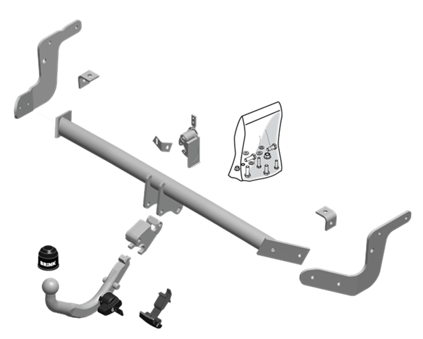 Brink Towbar European for Peugeot 2008 (03/2013 - 12/2019)