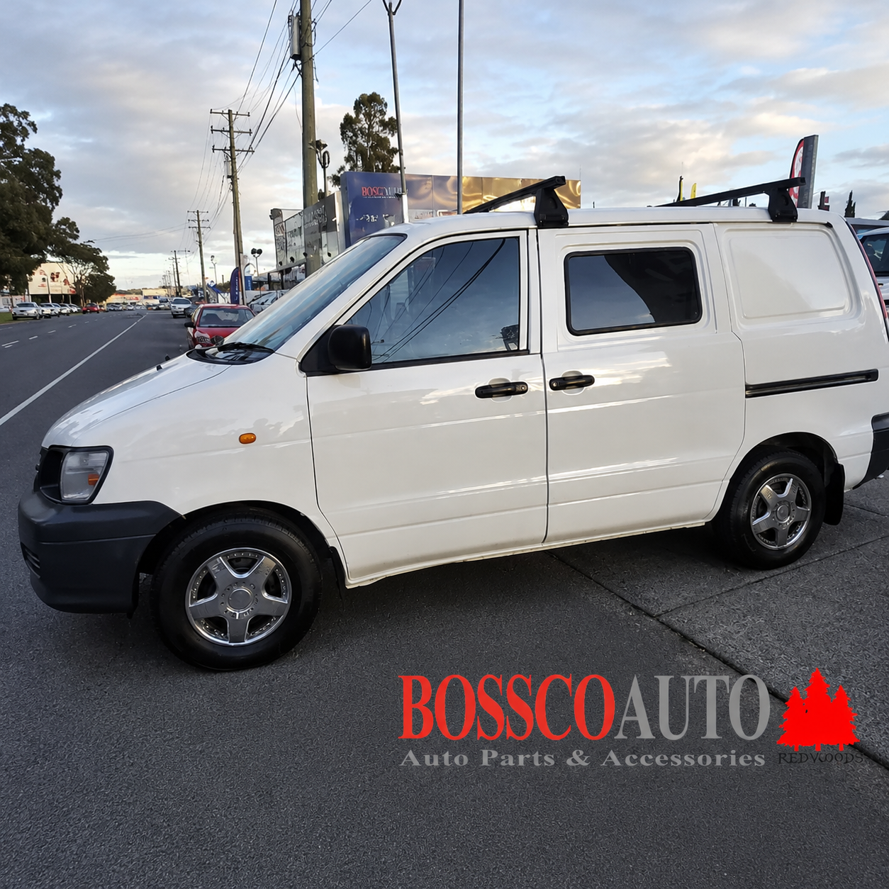 Black ROOF RACKS suitable for Toyota Townace 1992-2007 / Spacia 1992 – 2003