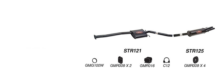 Redback Performance Exhaust System for Holden Statesman (06/1999 - 04/2003), Holden Statesman (06/1999 - 04/2003)