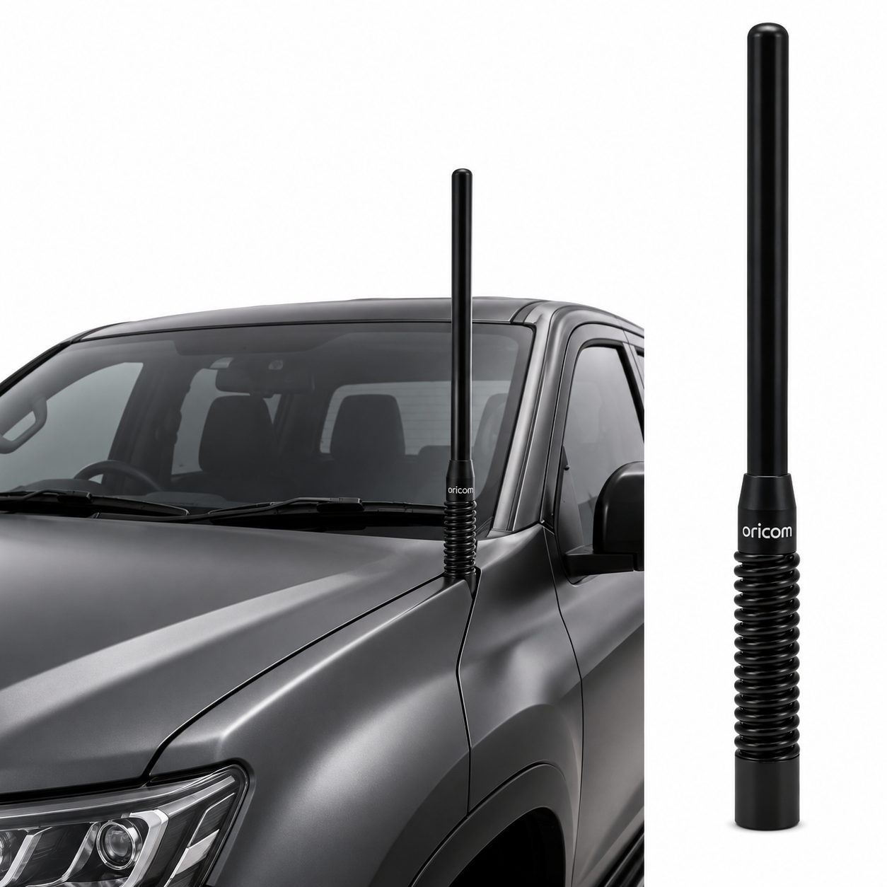 LandCruiser 300 Series Bonnet Hinge UHF Antenna Bracket – Heavy Duty No-Drill Mount