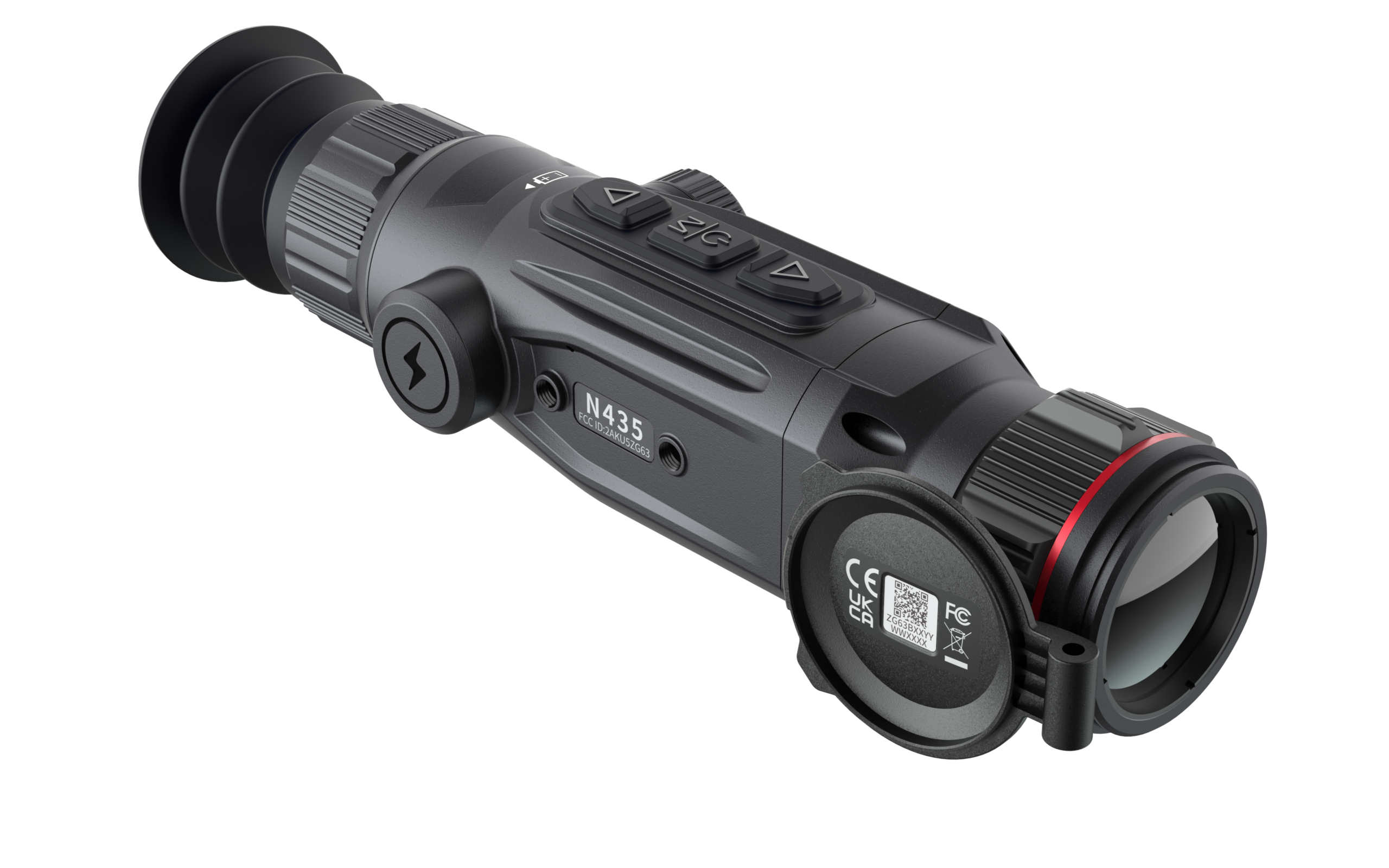 Guide NOVA N435 Thermal Scope - mounted view