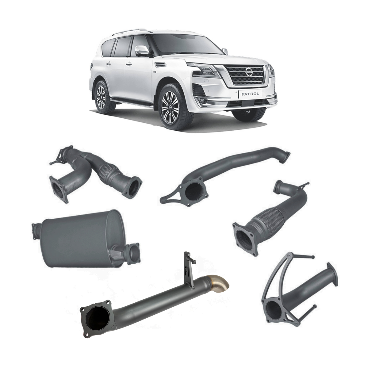 Redback Extreme Duty Exhaust for Nissan Patrol Y62 (02/2013 - on)