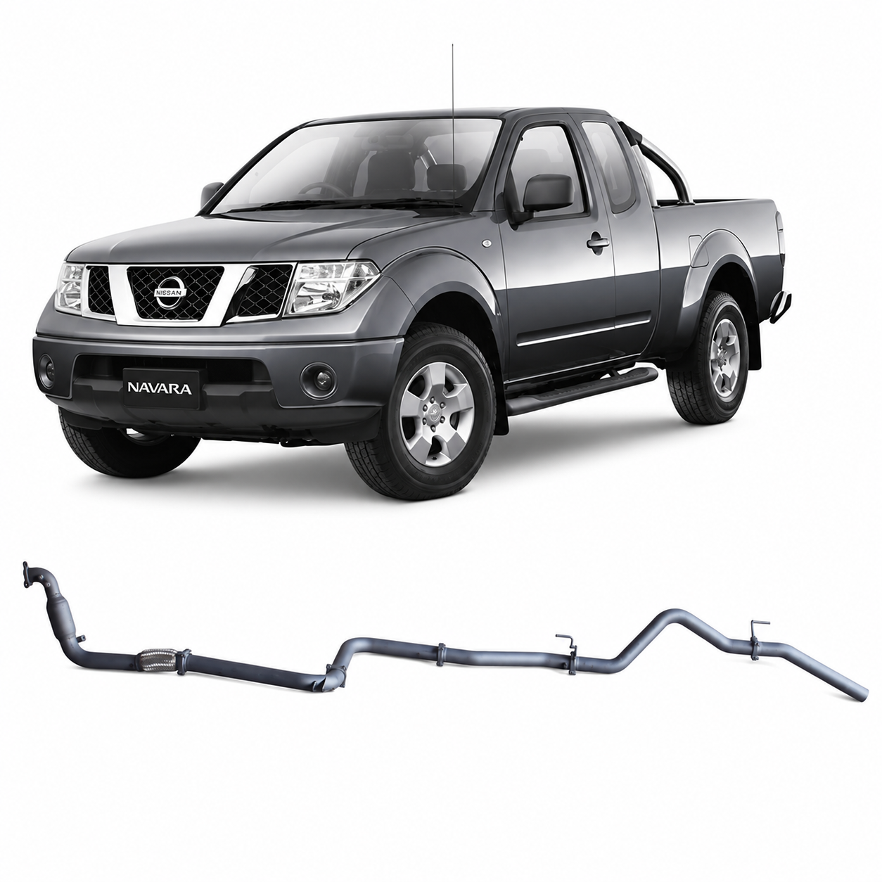 Redback Extreme Duty Exhaust for Nissan Navara D40 2.5L (01/2007 - 2015)