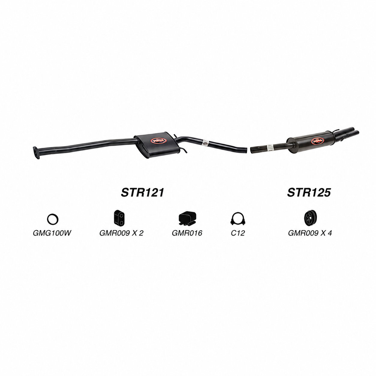 Redback Performance Exhaust System for Holden Statesman (06/1999 - 04/2003), Holden Statesman (06/1999 - 04/2003)