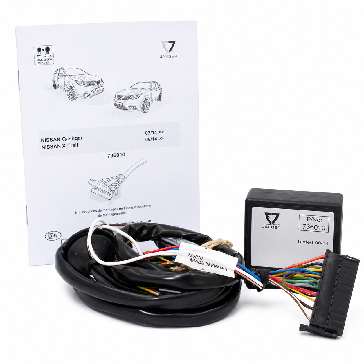 TAG Heavy Duty Towbar & Direct Fit Wiring Harness for Nissan X-TRAIL T32 Series (03/2013 - 07/2022)