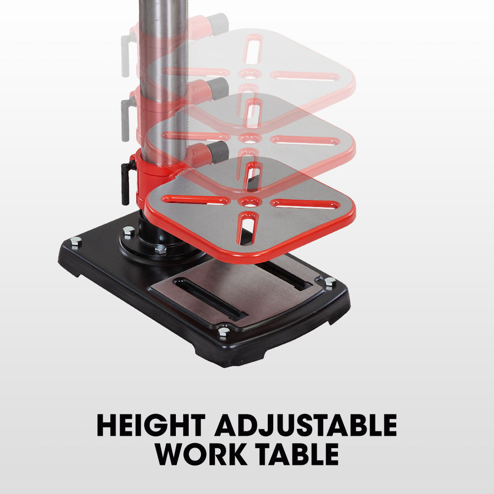 Baumr-AG 600W 12" Pedestal Bench Drill Press, 12 Speeds, 16mm Chuck (DP17)