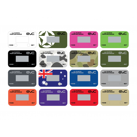 EVC Colour Face Plate Sticker – Charcoal Grey | Adhesive Screen Cover for EVC Display
