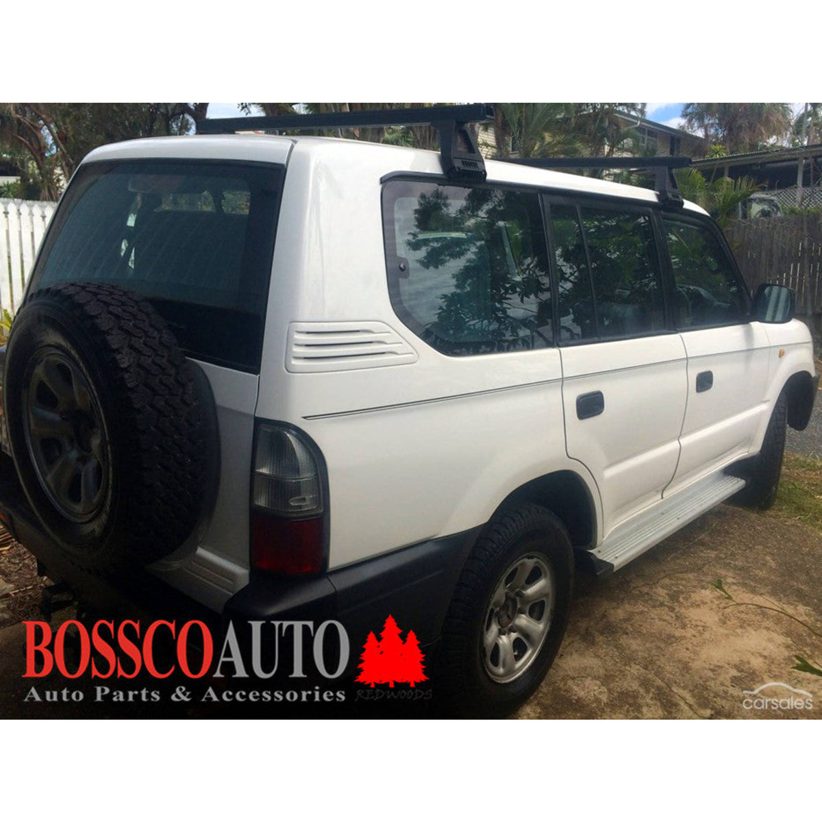 Black Roof Racks Suitable For Toyota Prado 1995-2002