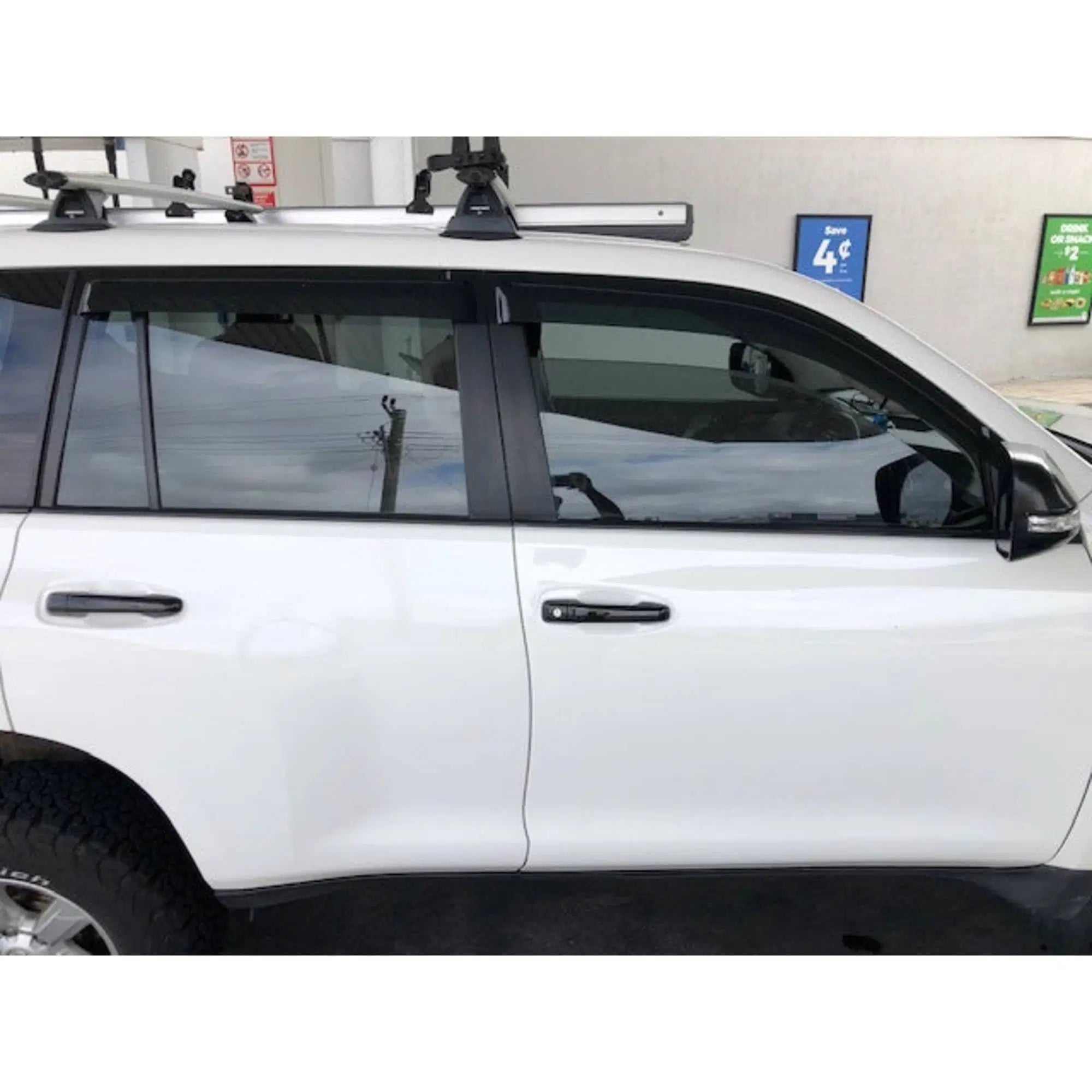Weather Shields Weathershields Door Visors suitable for TOYOTA PRADO FJ150 2010-2023