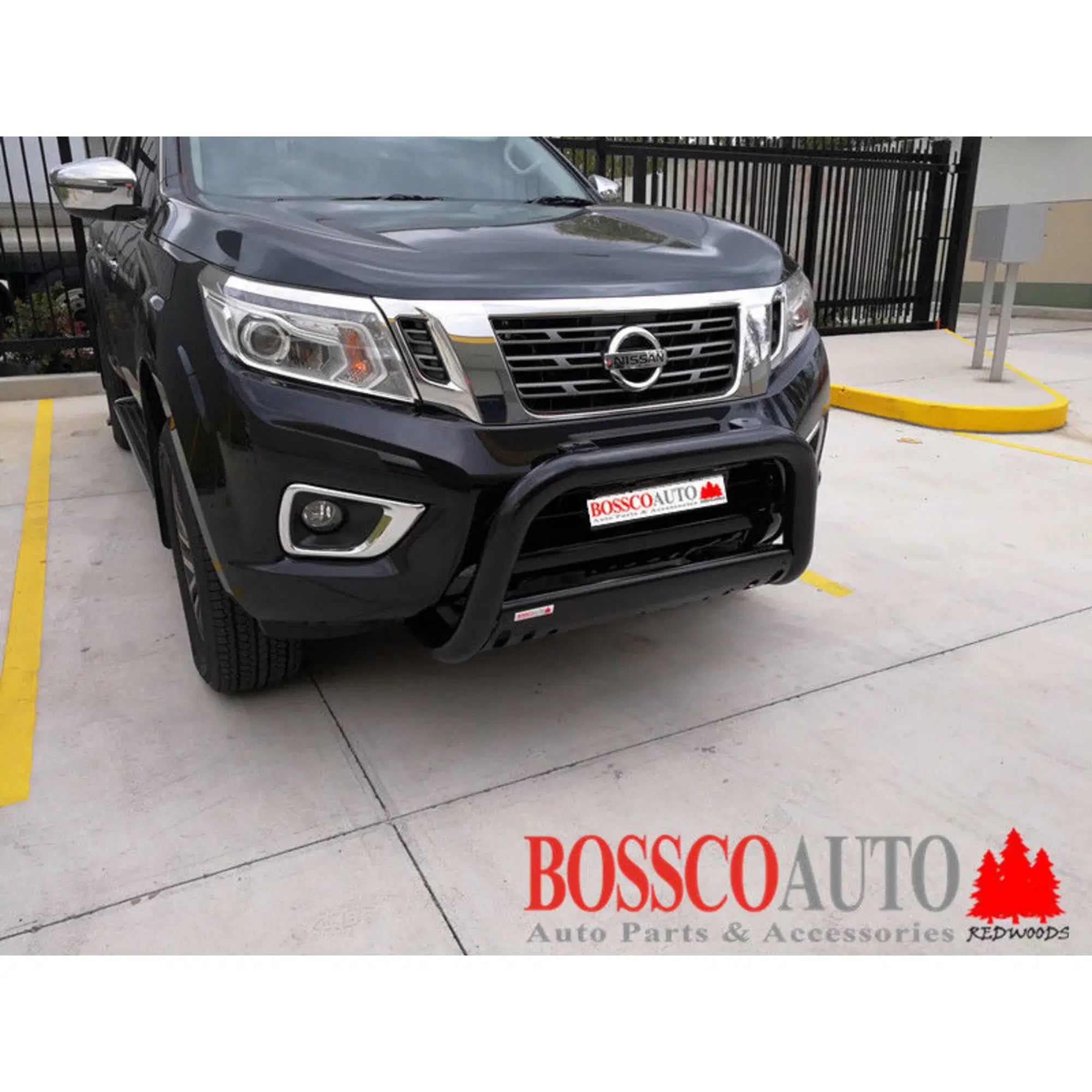 Black Nudge Bar Suitable for Nissan Navara NP300 D23 2015-2020