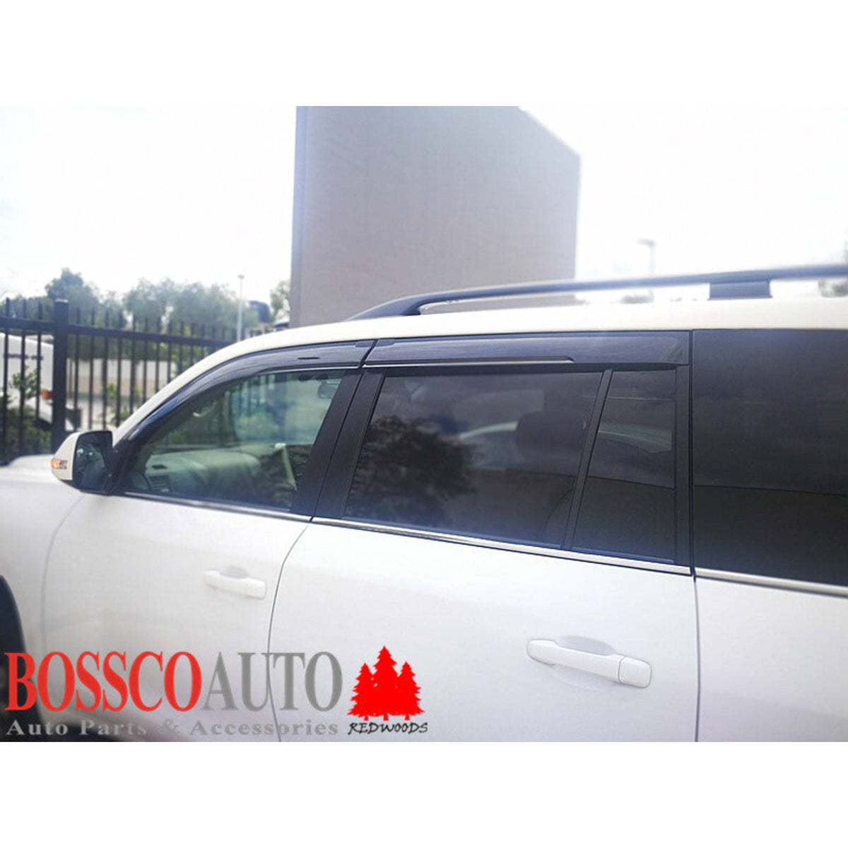 Tinted Weathershields Suitable for TOYOTA LANDCRUISER 200s 2008-2021