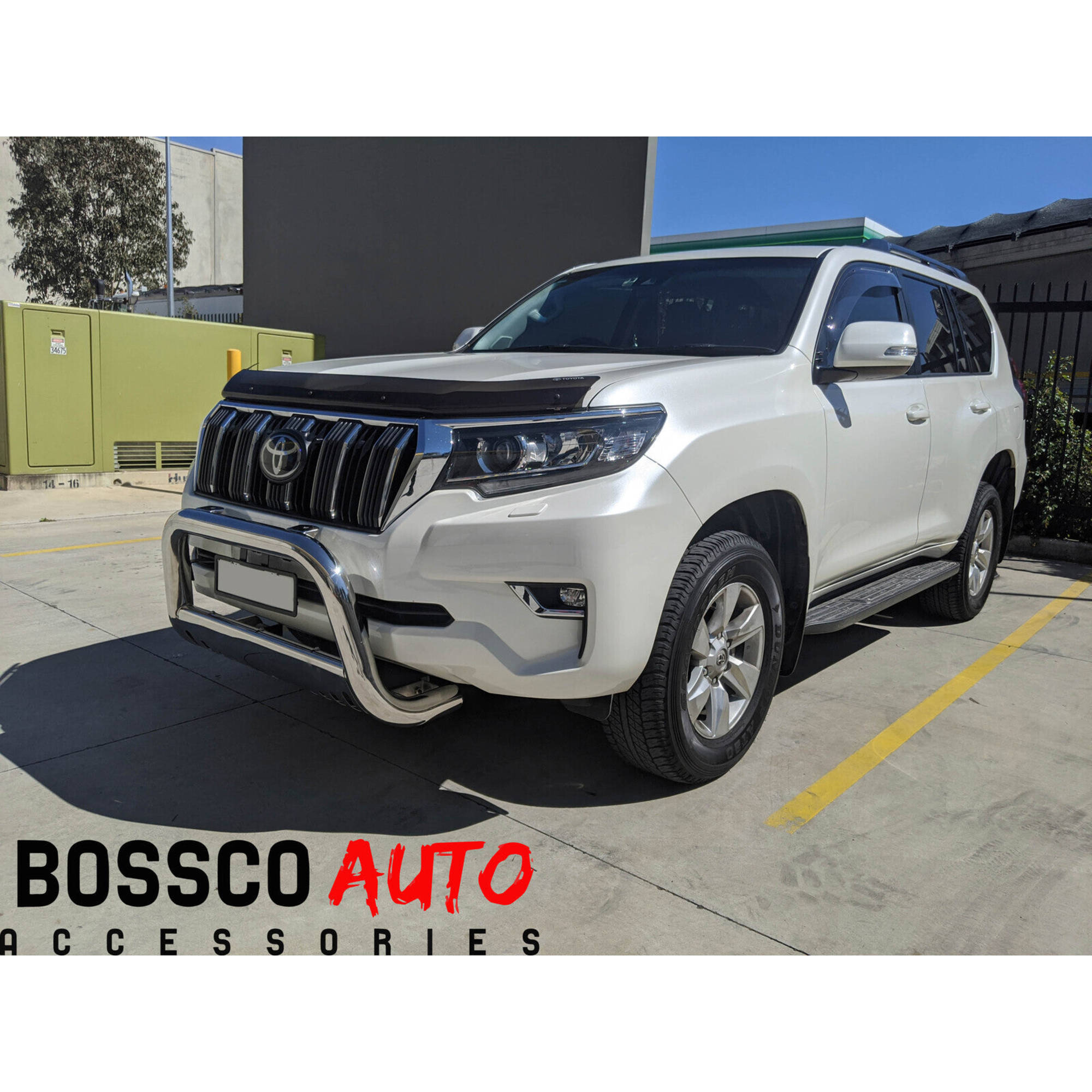 Stainless Steel Nudge Bar suitable for Toyota Prado 150s 2010-2023