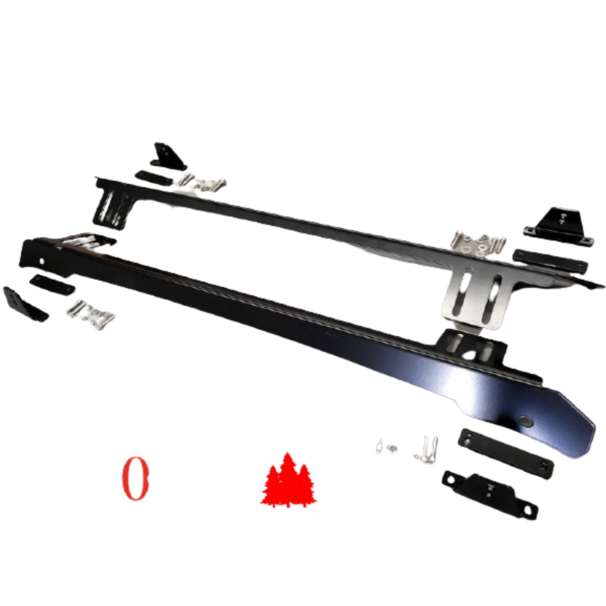 Rail Style Roof Basket Bracket Suitable for Utes